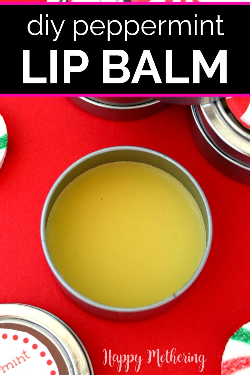 DIY Peppermint Lip Balm With Free Printable Label Happy Mothering