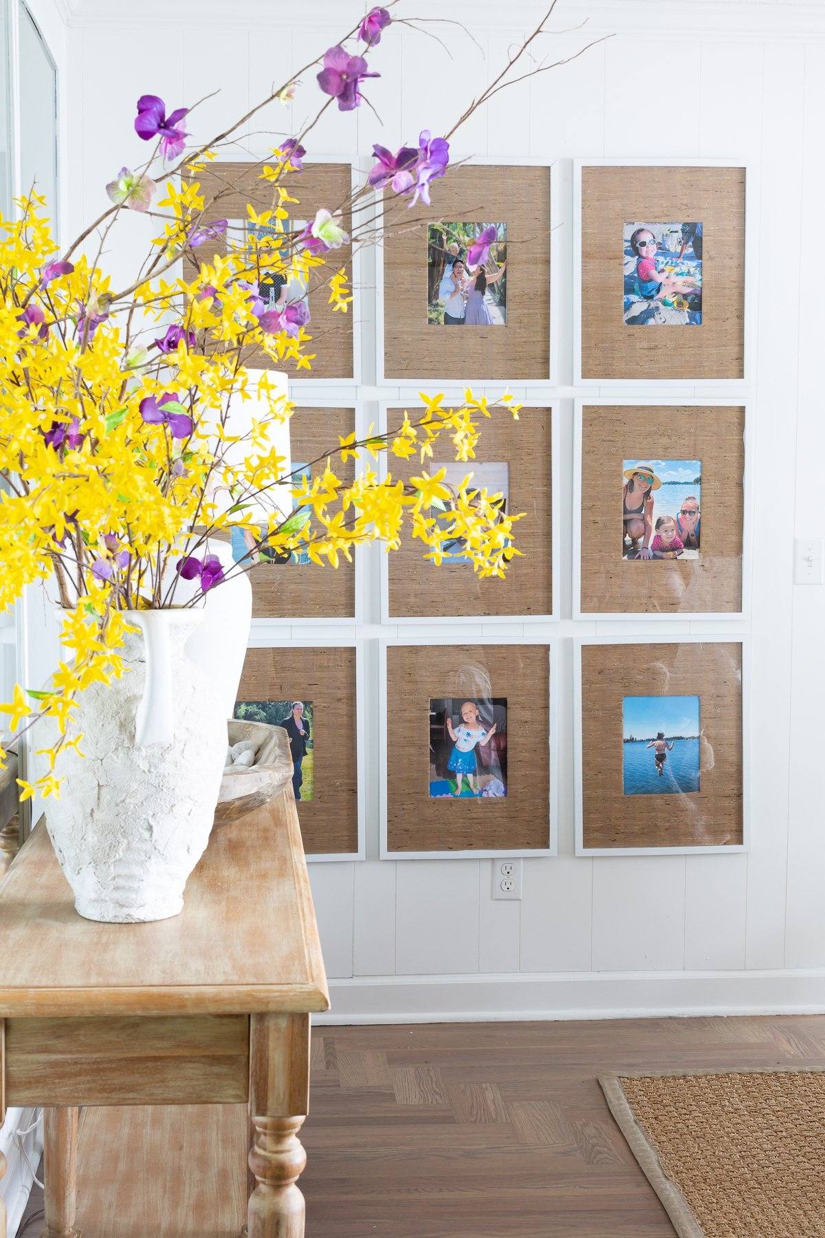 DIY Picture Frame Mats Using Wallpaper In My Own Style
