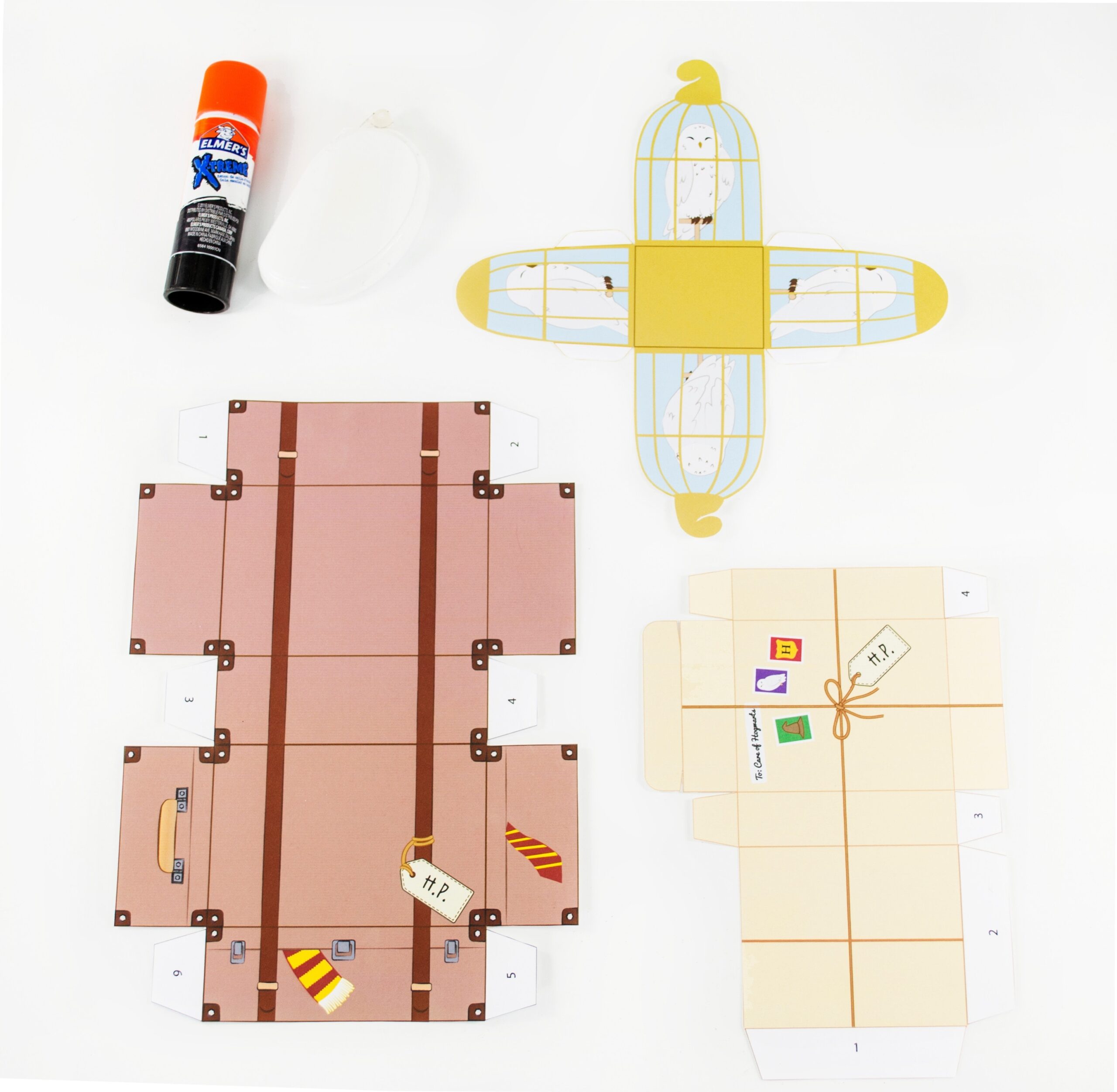 free printable harry potter boxes