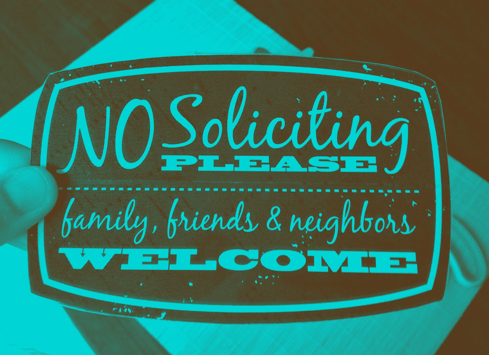 free printable no soliciting sign