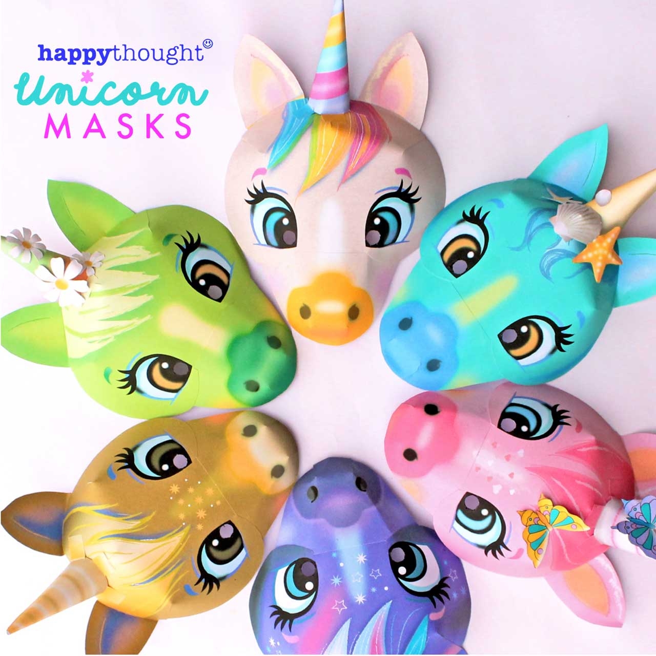 free printable unicorn mask