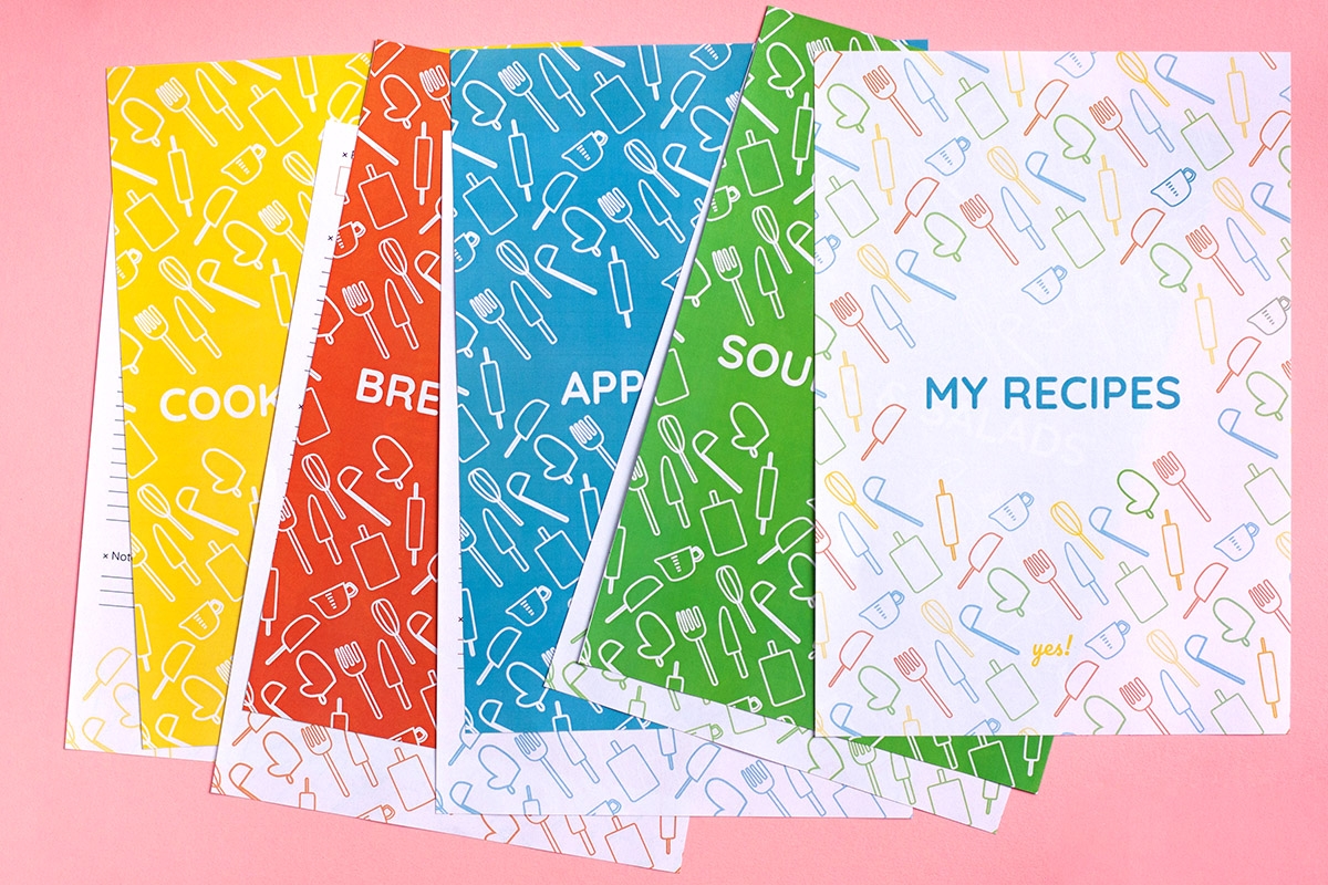 DIY Recipe Book With A Free Recipe Binder Printable YES We Made This