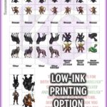 Dnd Lost Mine Of Phandelver Printable Paper Minis And DM Card 