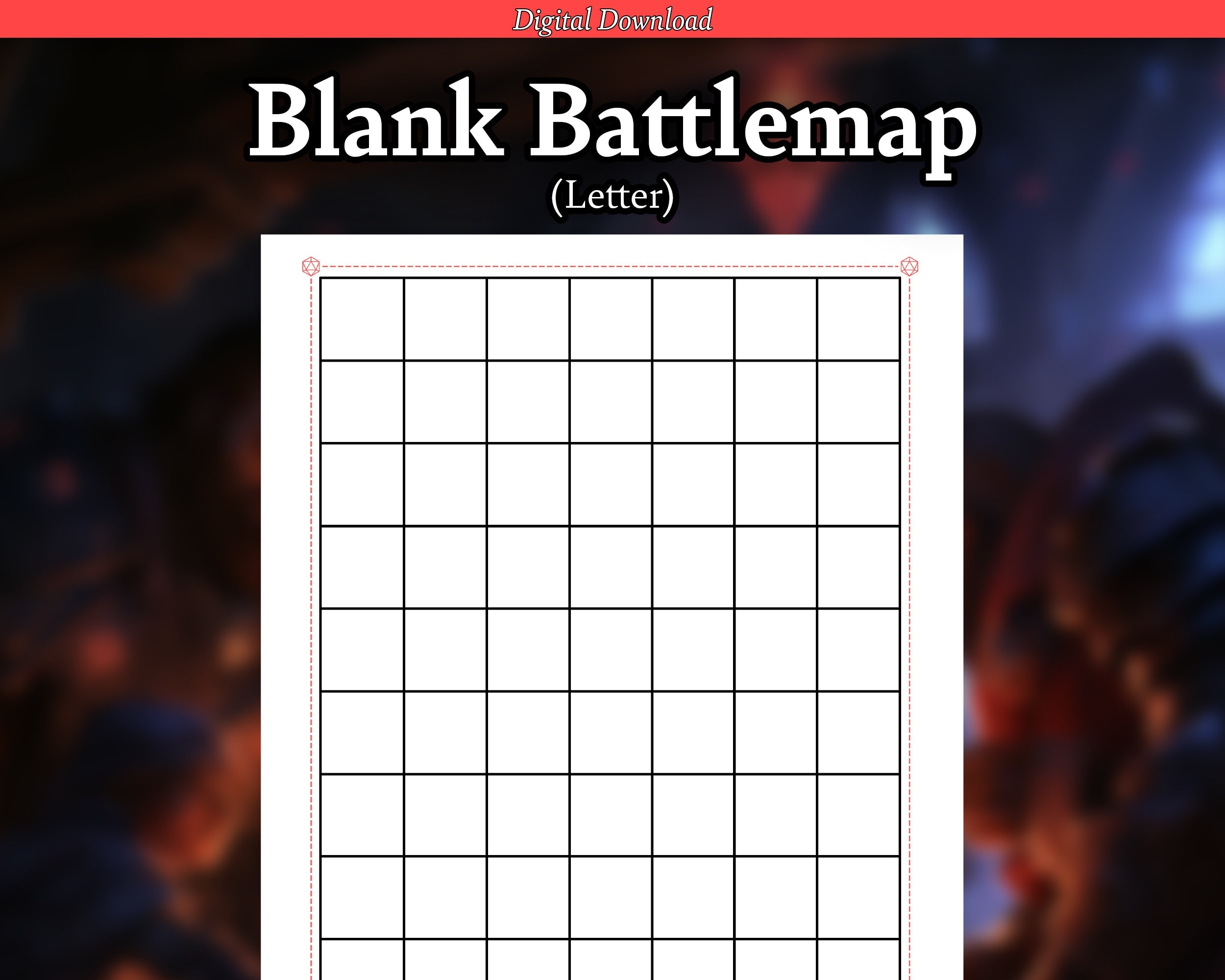 Dnd Printable Battle Map Etsy