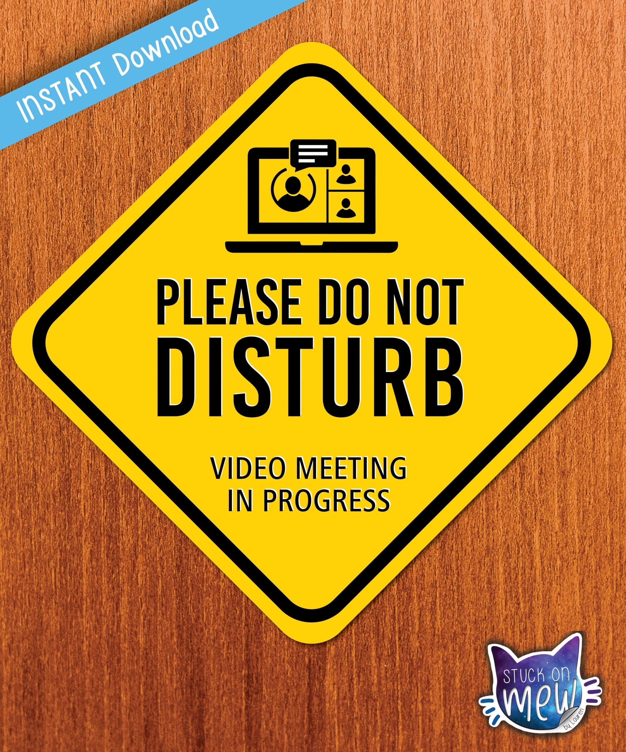 Do Not Disturb Sign Printable Etsy