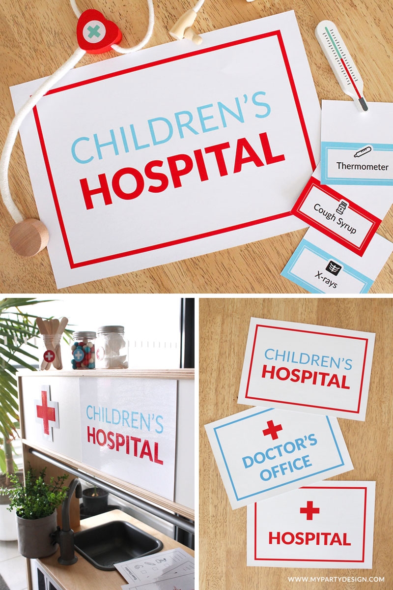 dramatic play doctor s office free printables