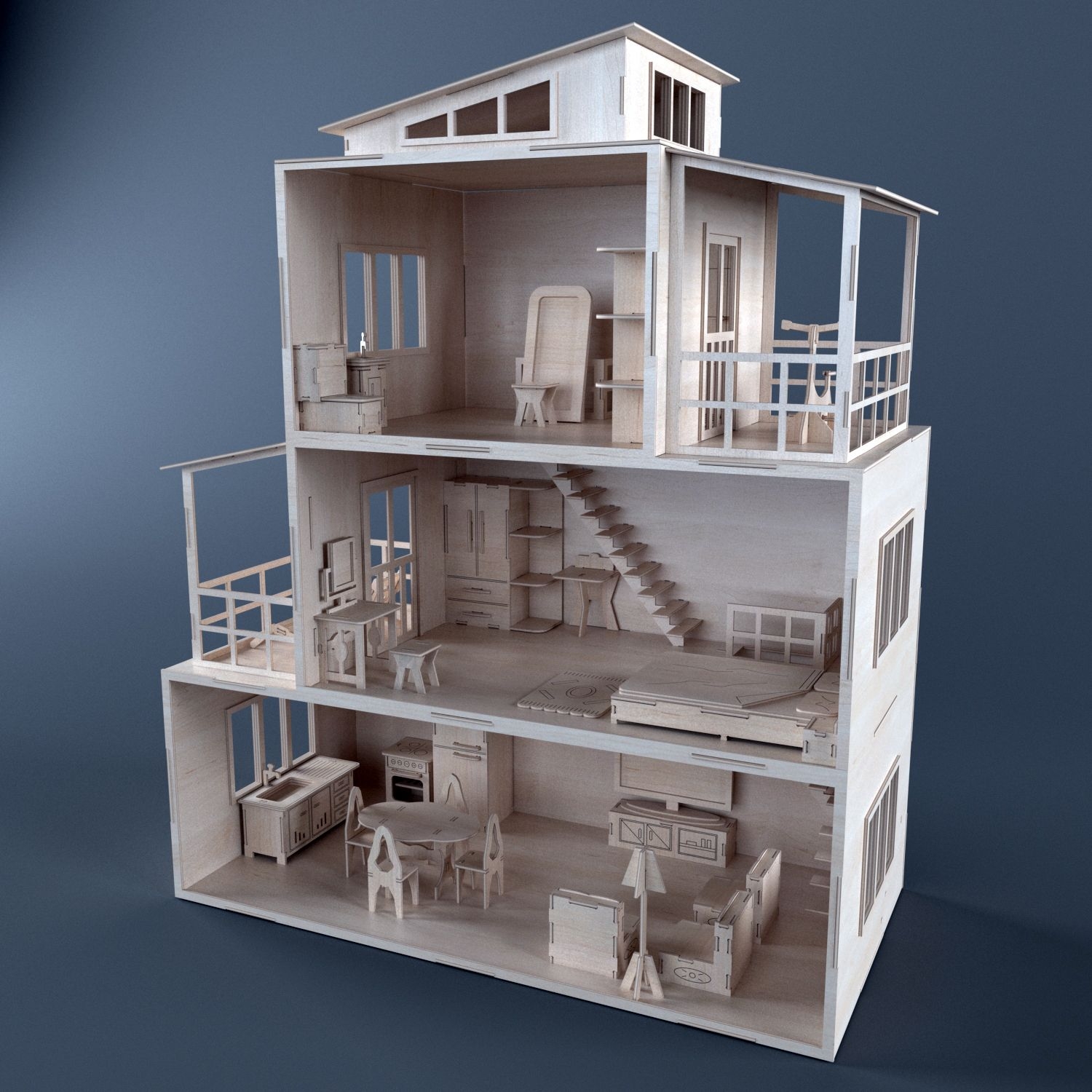 Dollhouse Free 3D Models Download Free3D