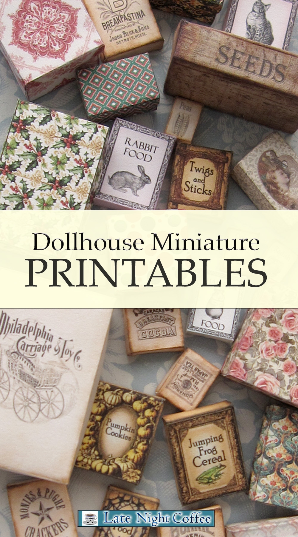 free dollhouse miniature printables
