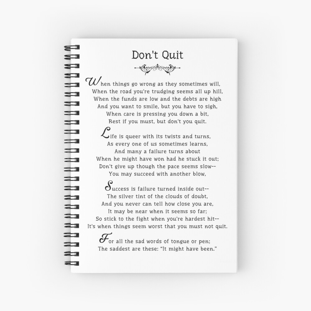 Don t Quit Poem By John Greenleaf Whittier Powerful Motivational Poem 