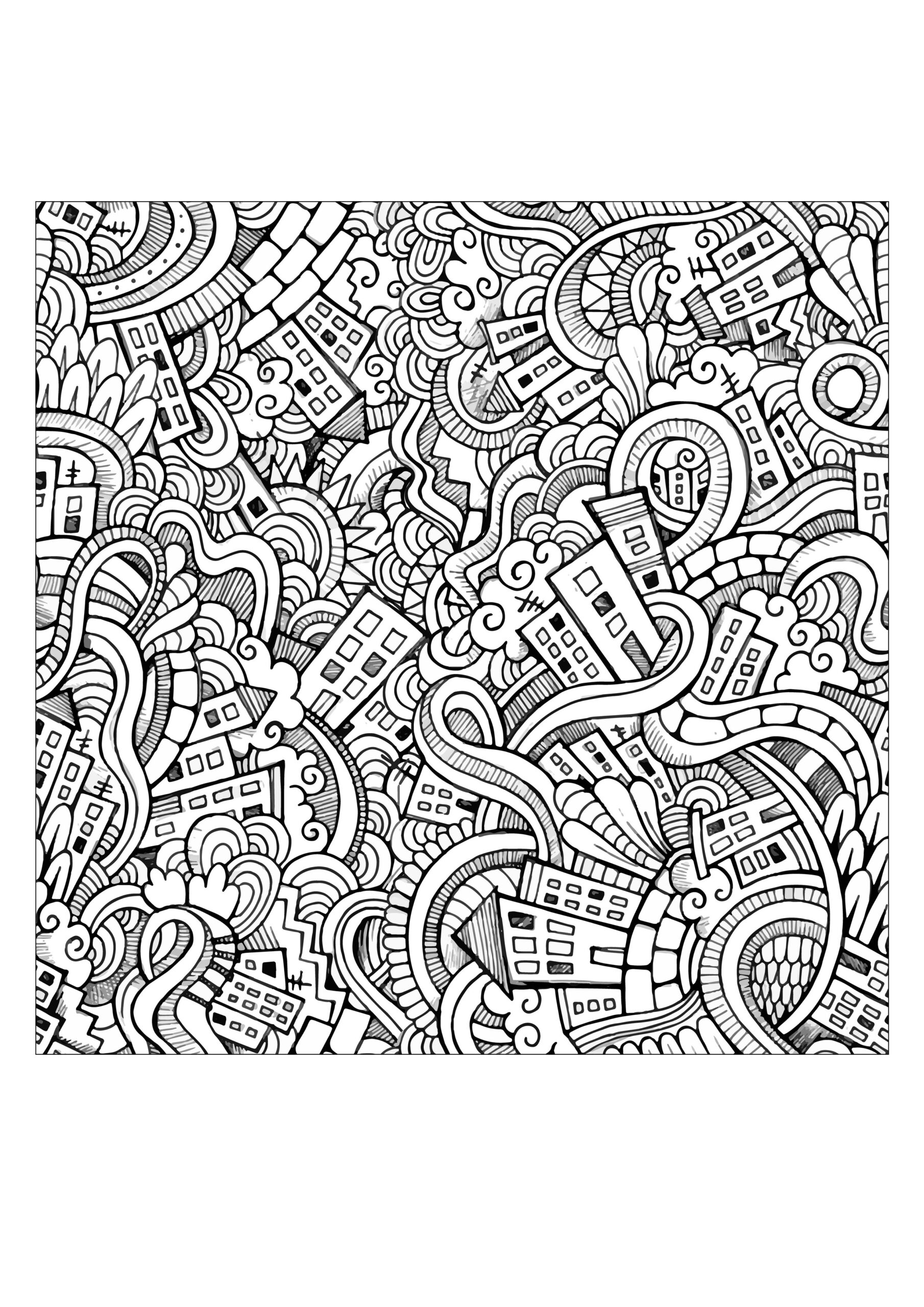 Doodle Art To Download Doodle Art Coloring Pages For Kids