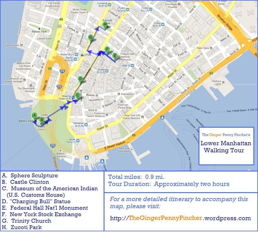 nyc walking map printable