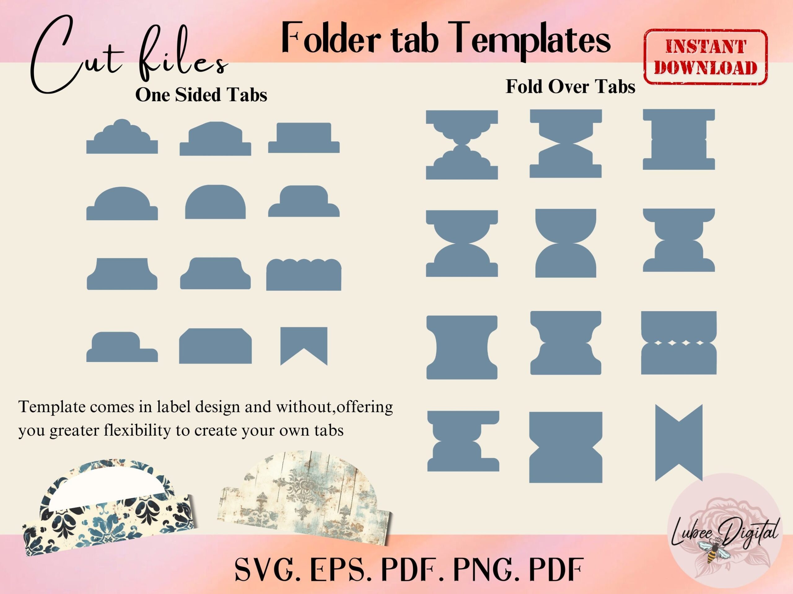 printable divider tabs template