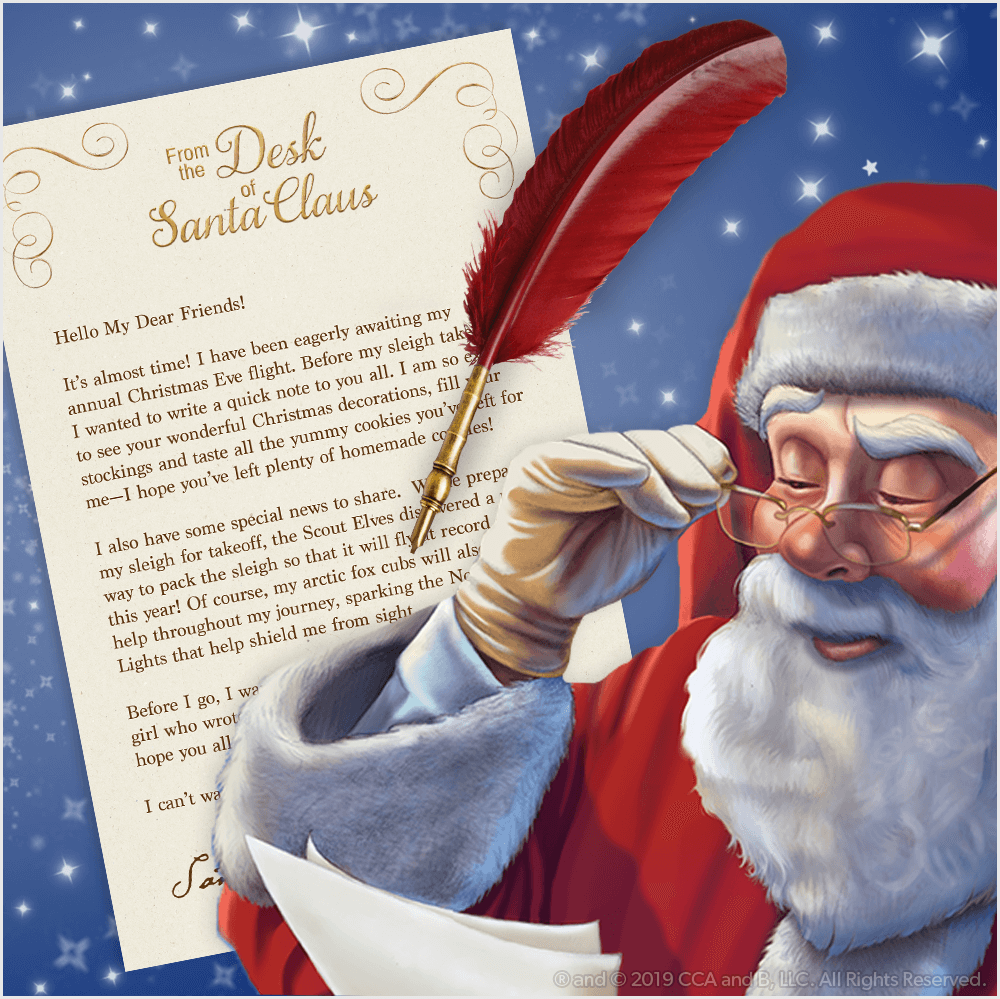 santa letter printable template