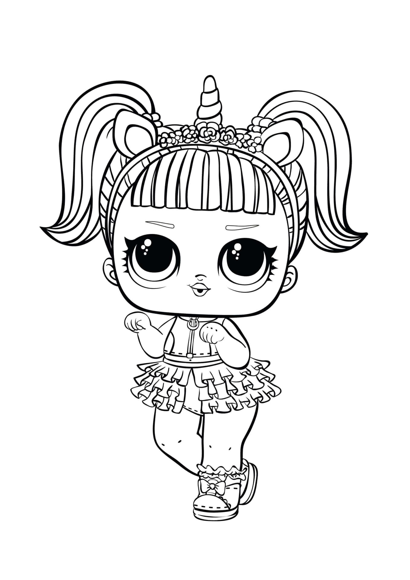 Download Lol Surprise Unicorn Coloring Picture Wallpapers