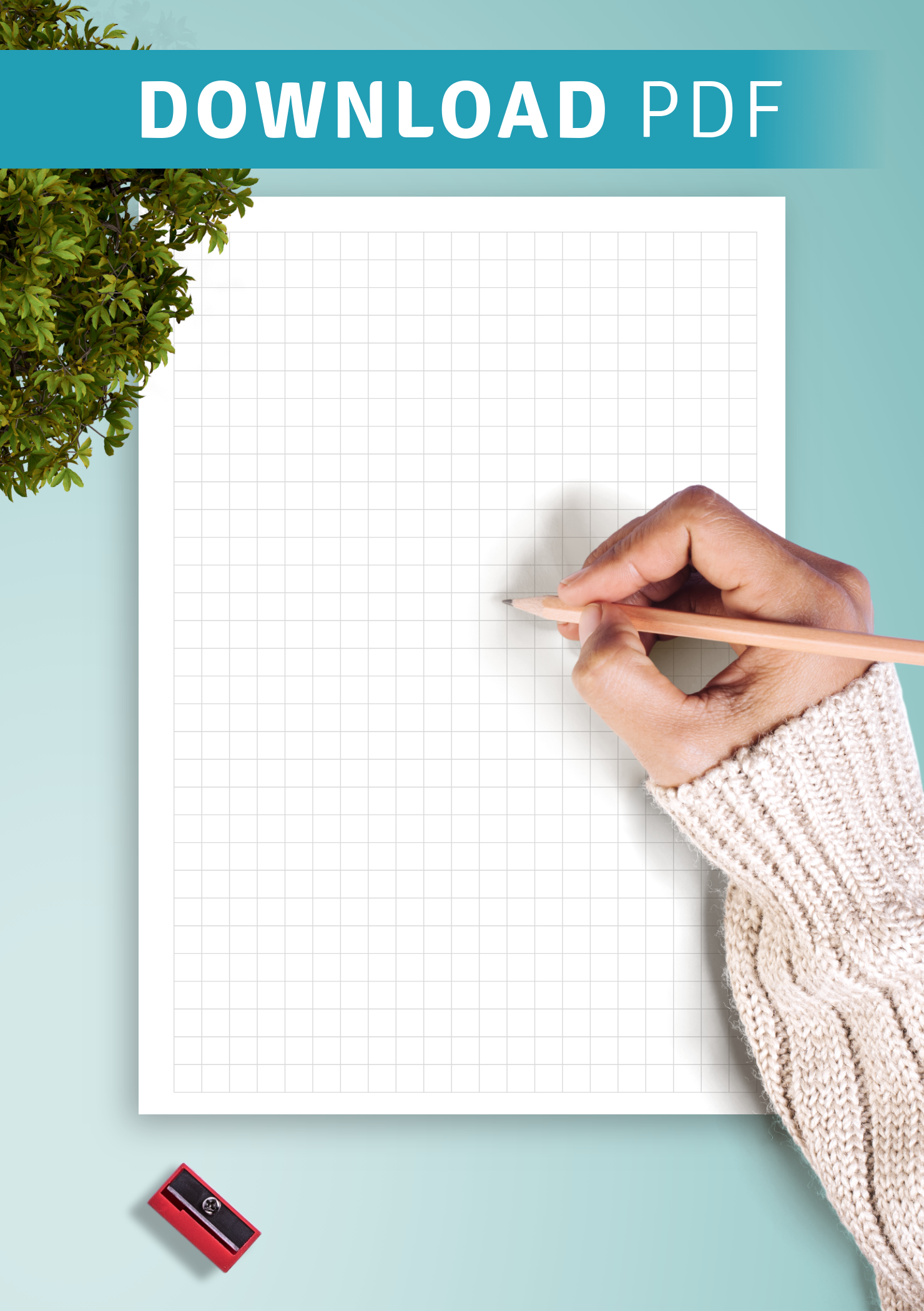 1 inch printable graph paper