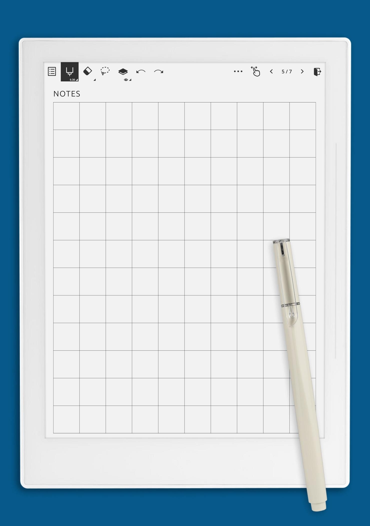 large grid paper printable