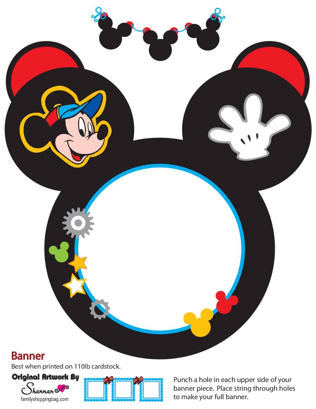 mickey mouse clubhouse printable cutouts free mickey mouse clubhouse printable cutouts free