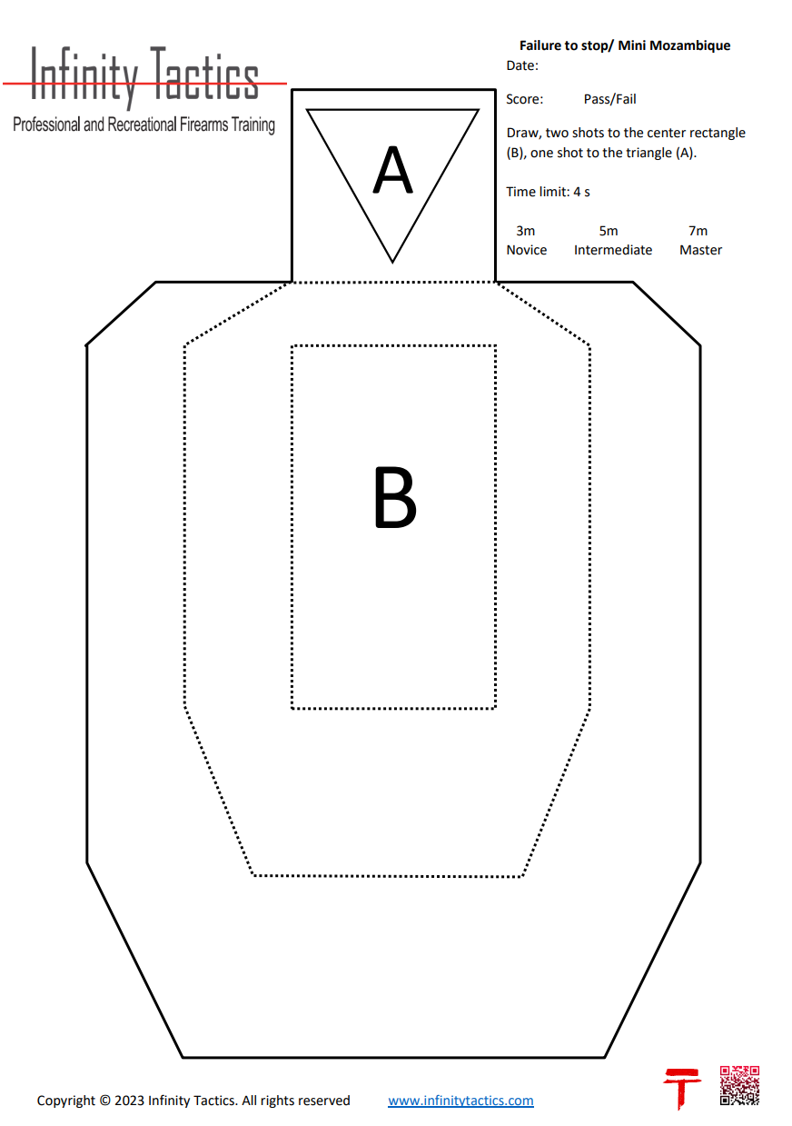printable firearm training targets