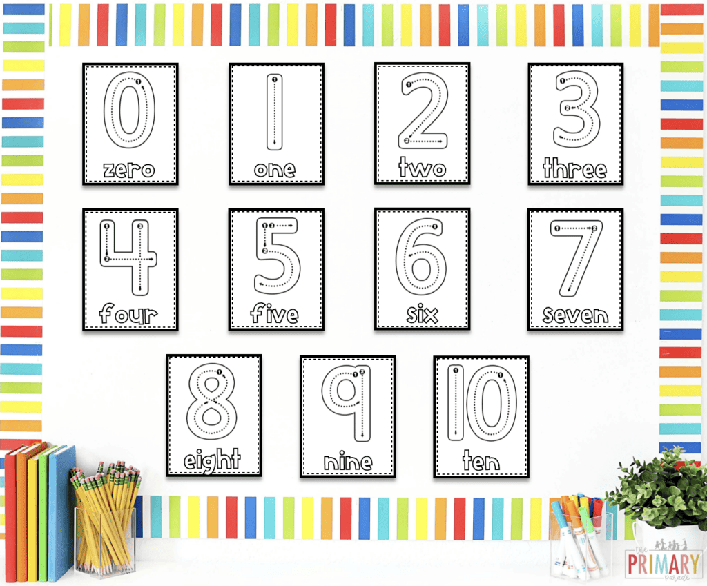 Downloadable Number Flash Cards Printables For Counting The Primary Parade