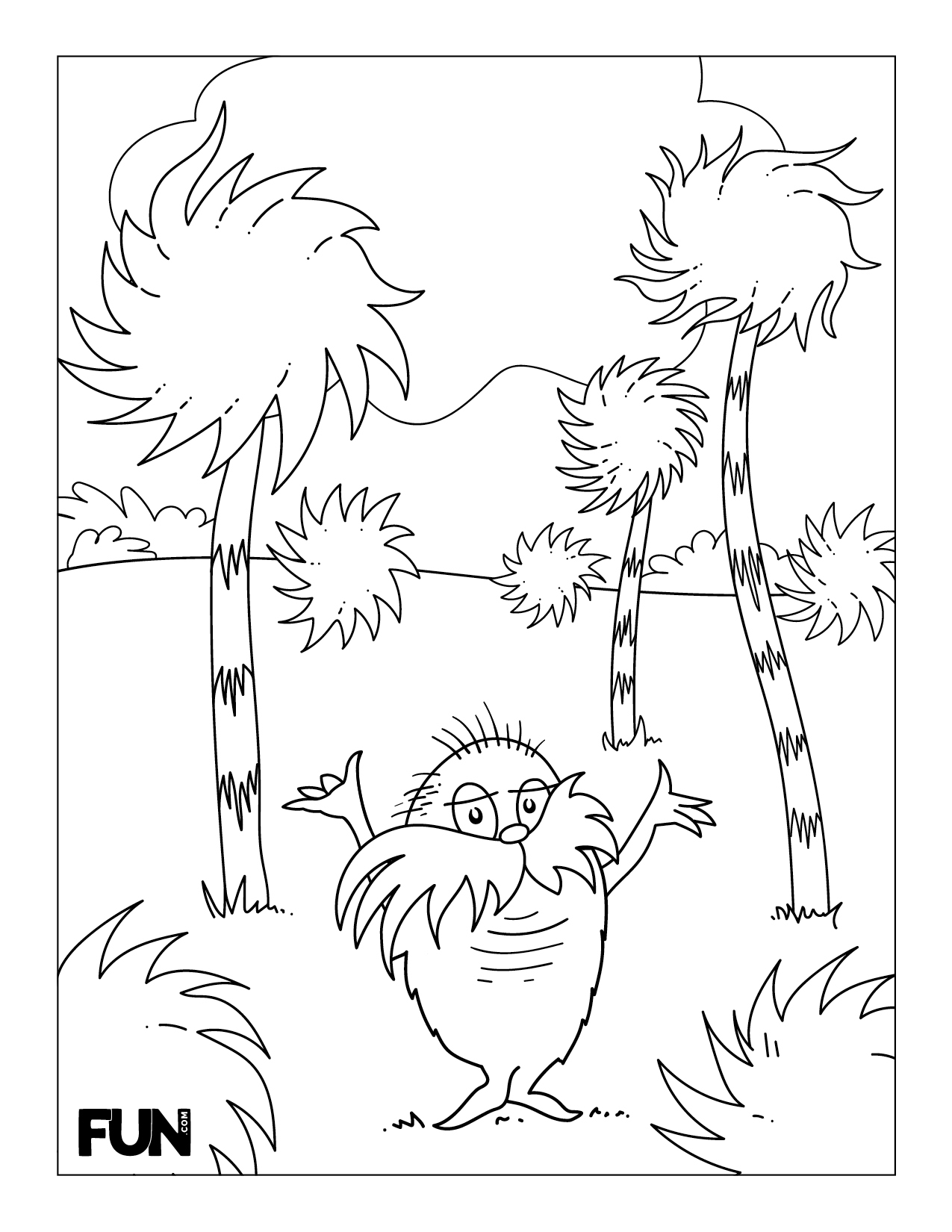 free printable dr seuss coloring sheets
