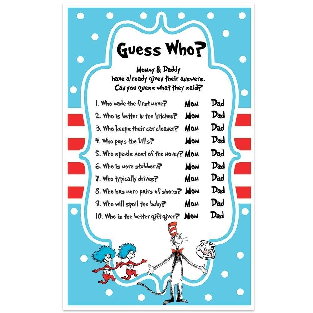 Dr Seuss Baby Shower Clearance