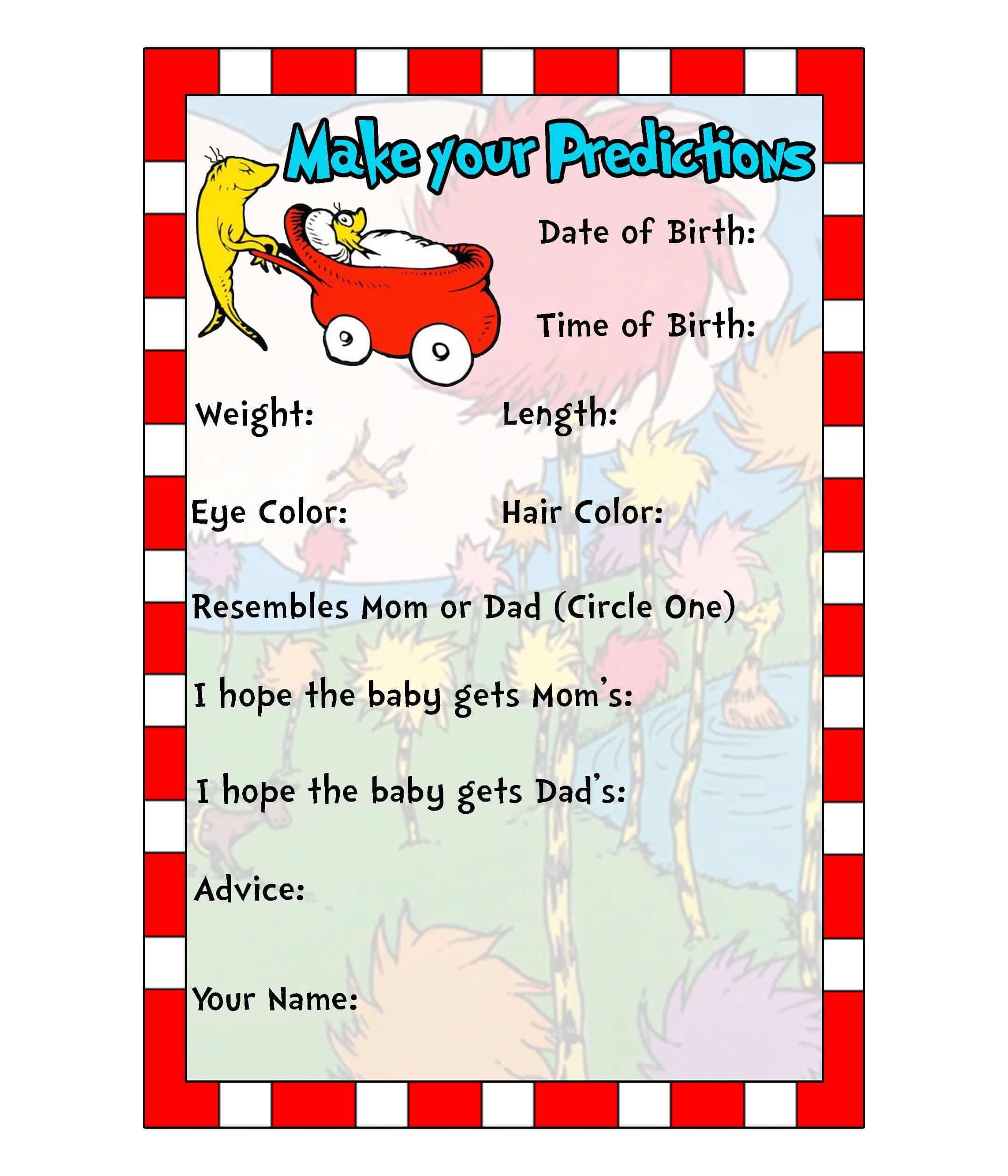 Dr Seuss Baby Shower Ideas Party Food Decorations And More 