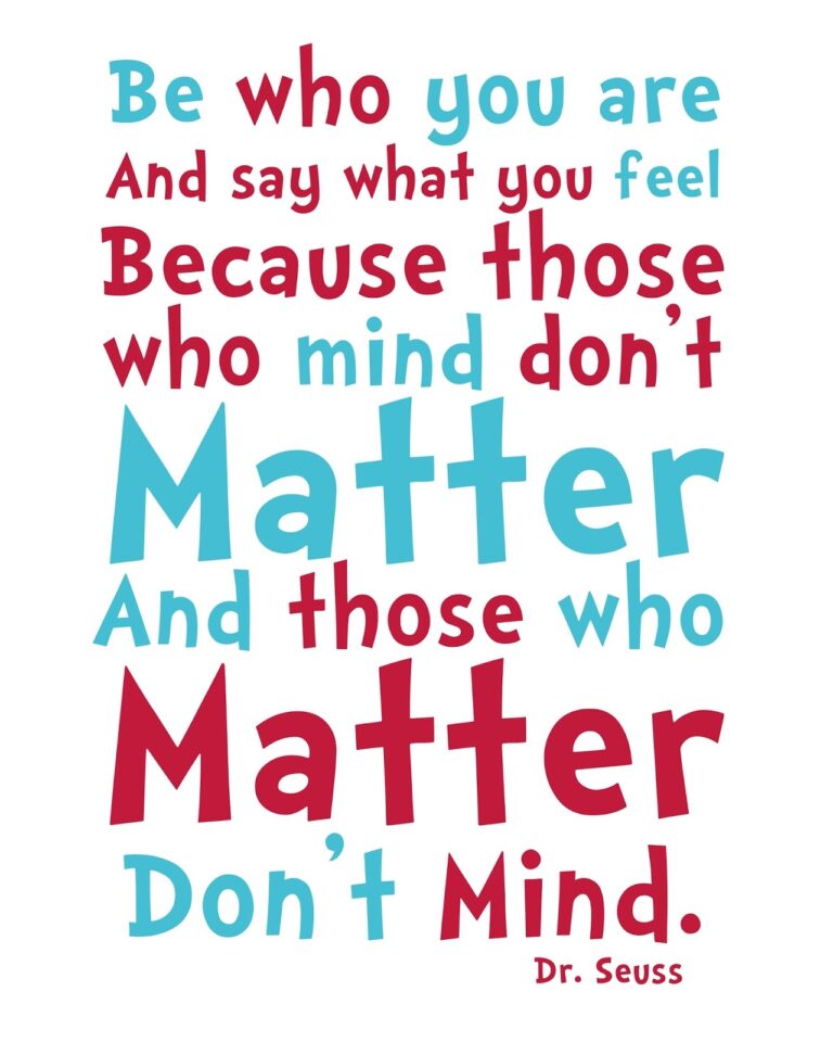Dr Seuss Printable Quotes Printable Party Favors