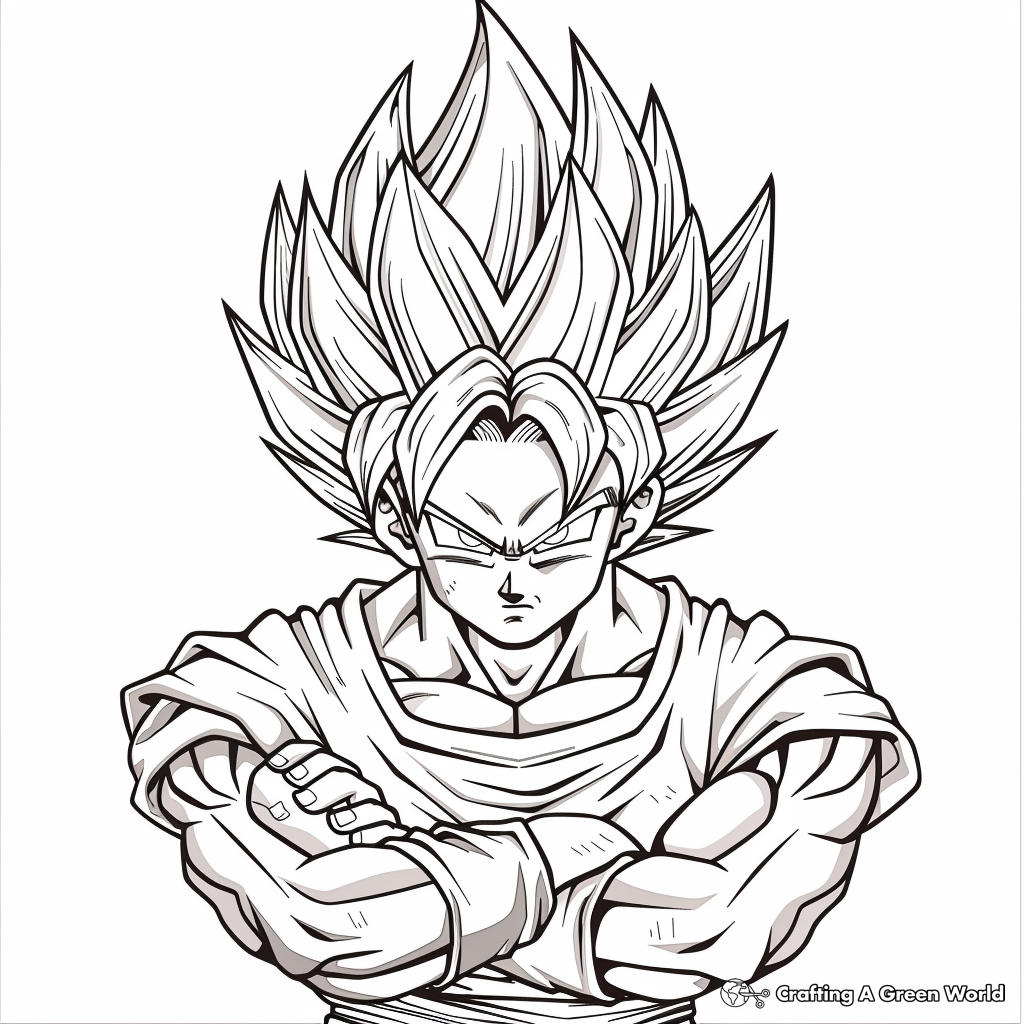 dragon ball z coloring pages printable