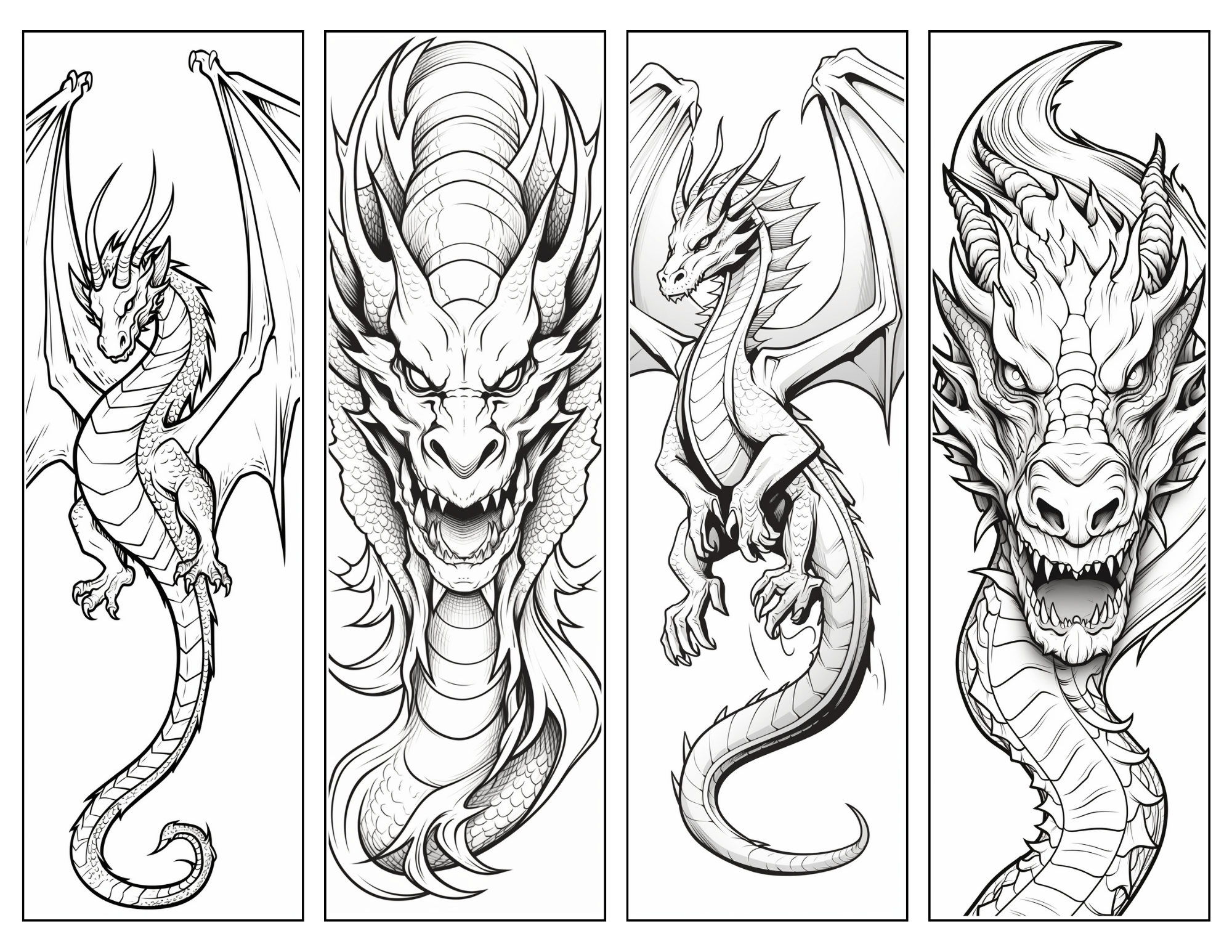 Dragon Bookmark Free Printable Bookmarks For Your Book Skip To My Lou
