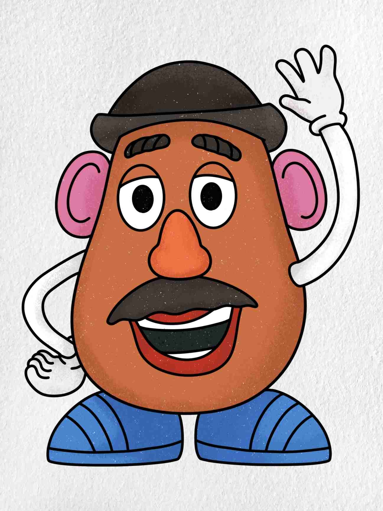Draw Mr Potato Head HelloArtsy