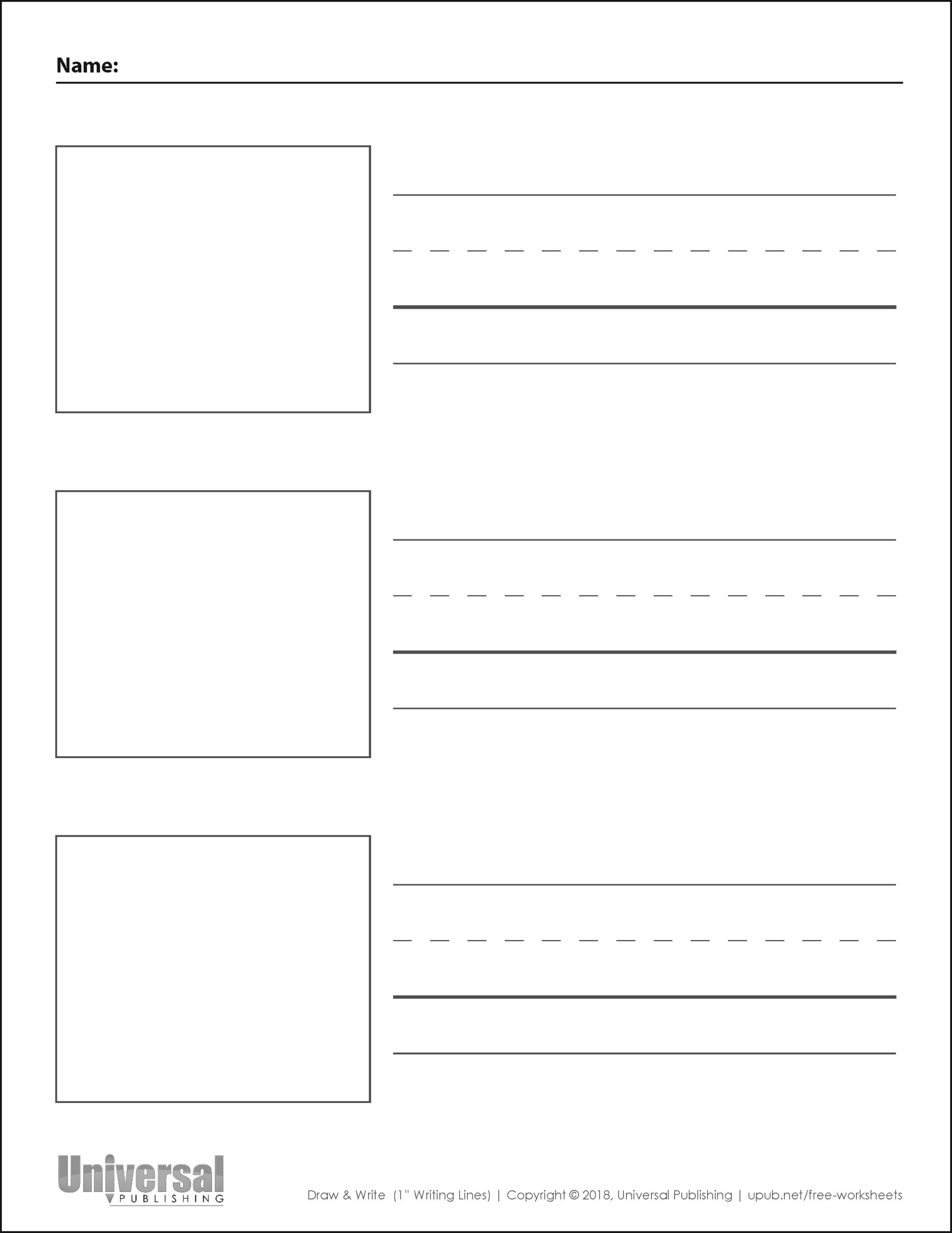 Draw U0026 Write Paper Free Printables Universal Publishing Blog Worksheets Library