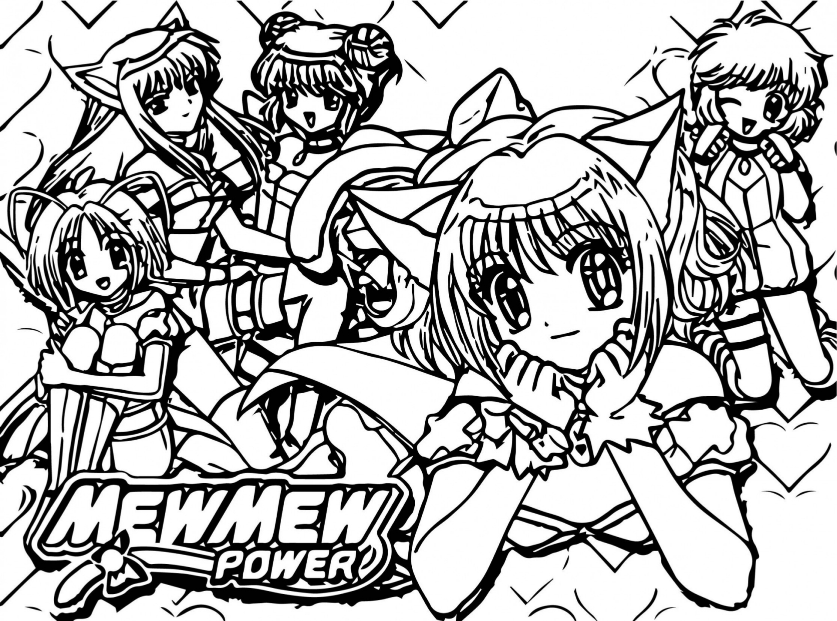 Drawing 6 From Glitter Force Coloring Page