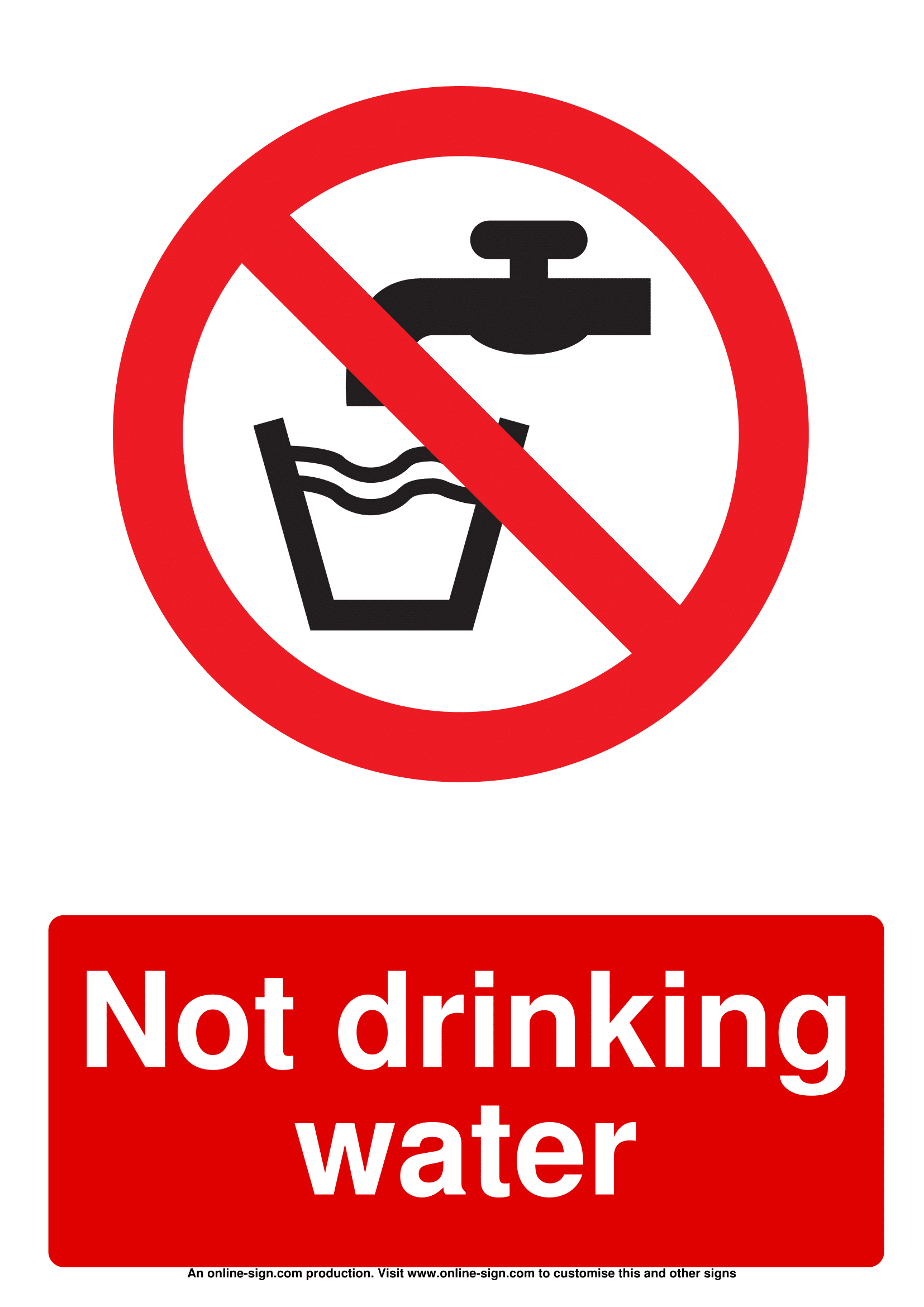 Drinking Water Signs Poster Template Drinking Water Signs Poster Template