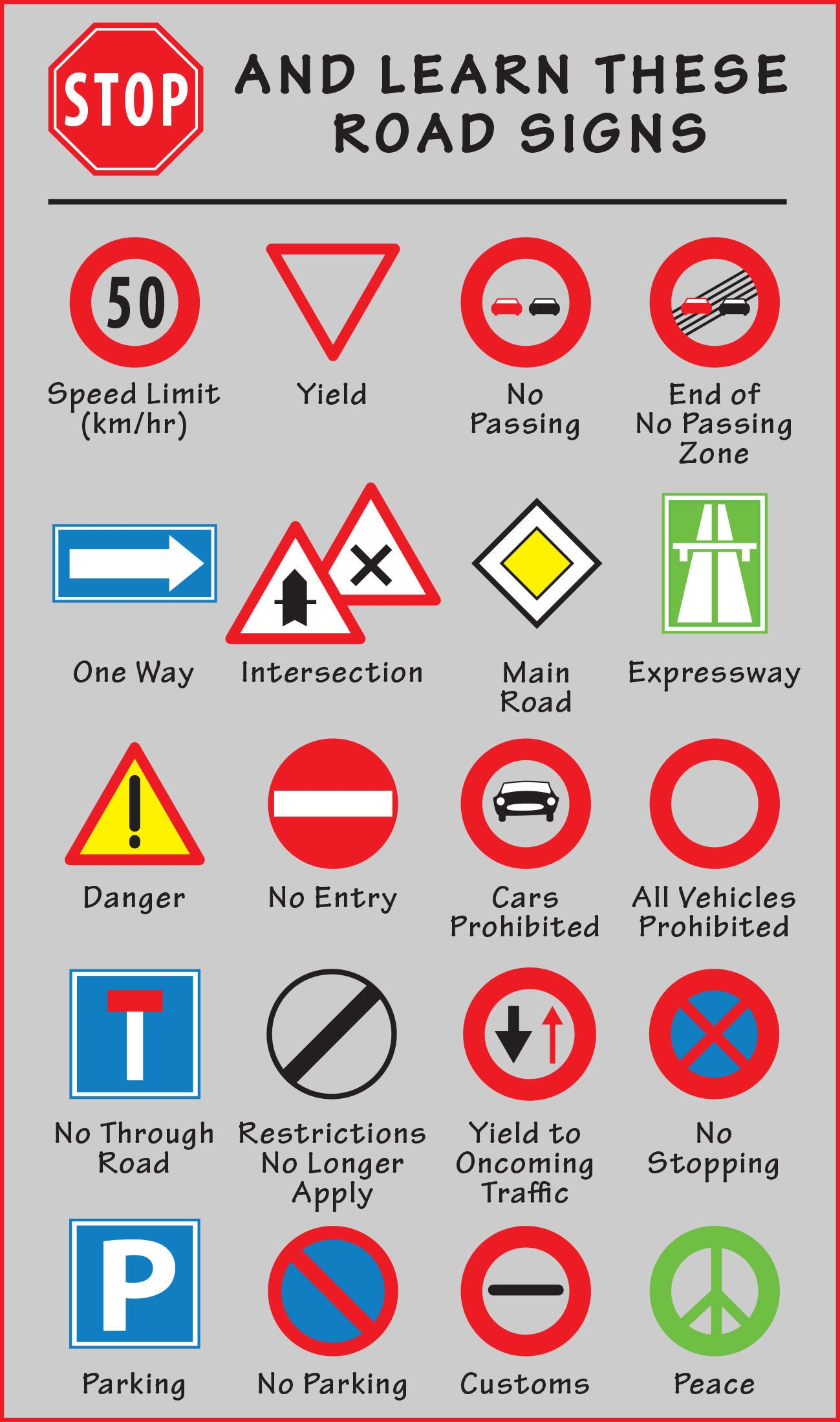 free printable driving directions