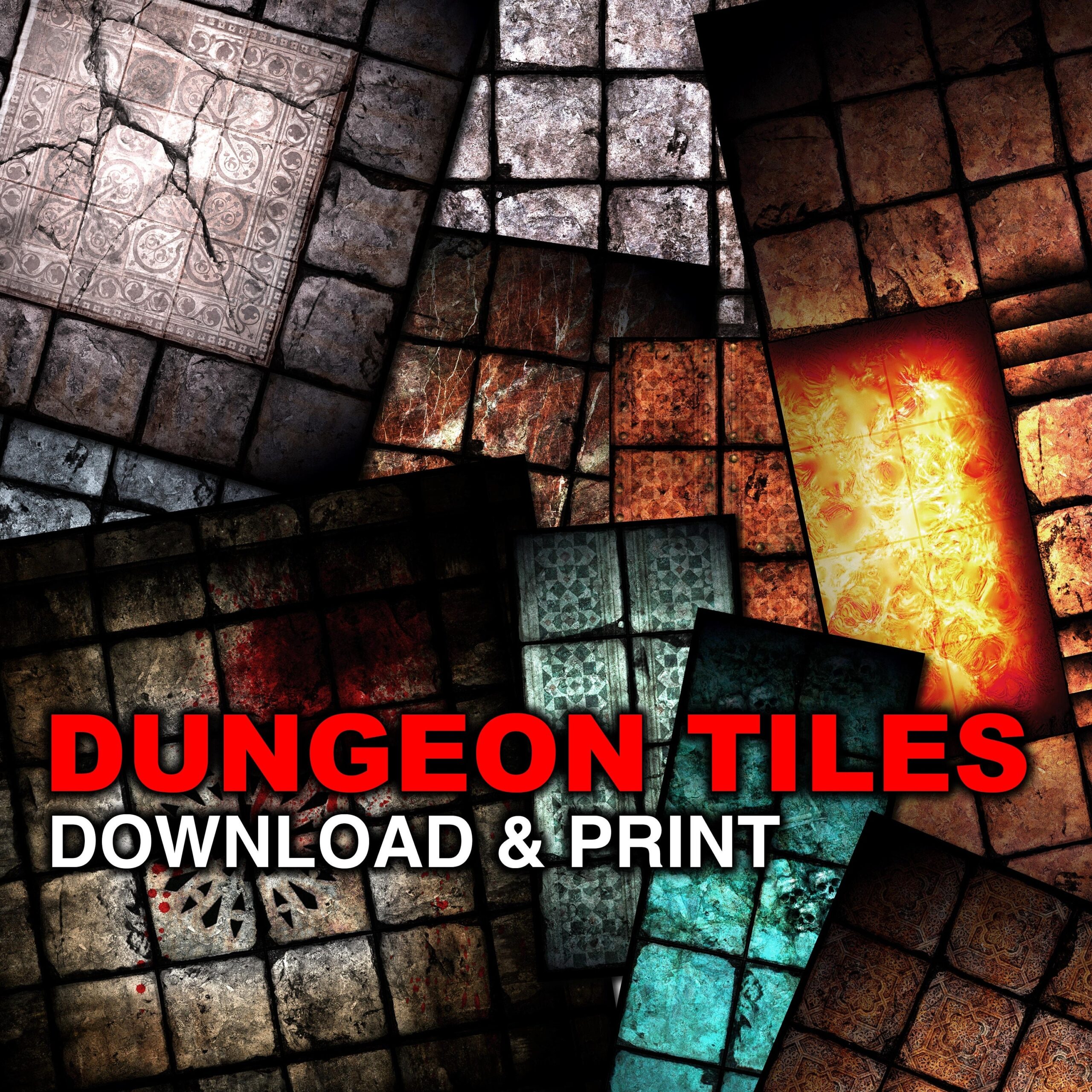 Dungeon Tiles Download Etsy