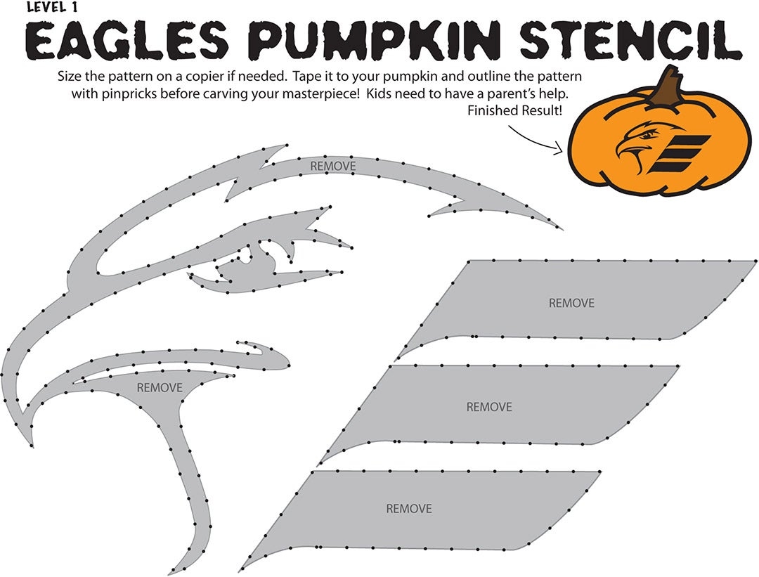 Eagles Halloween Pumpkin Stencils Colorado Eagles