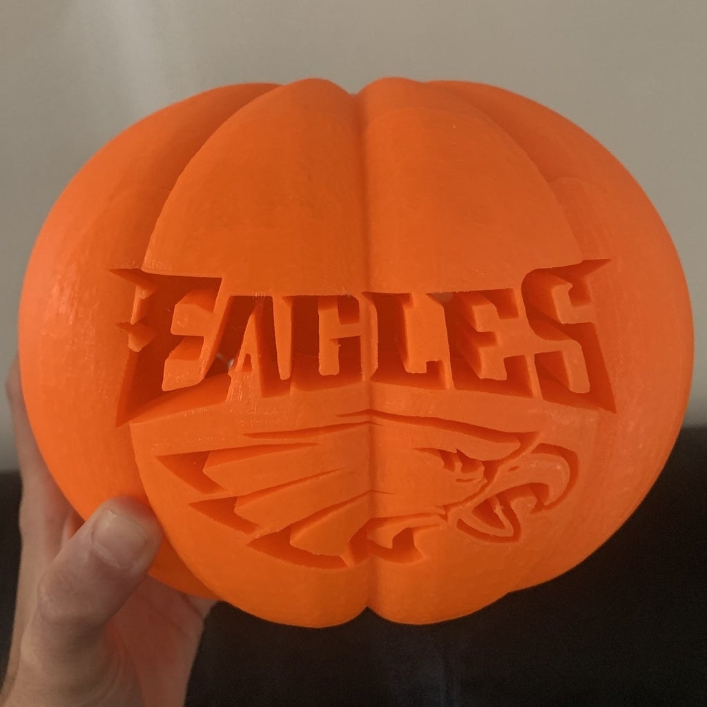  Eagles Jack O Lantern Halloween Face Free STL File For Cults