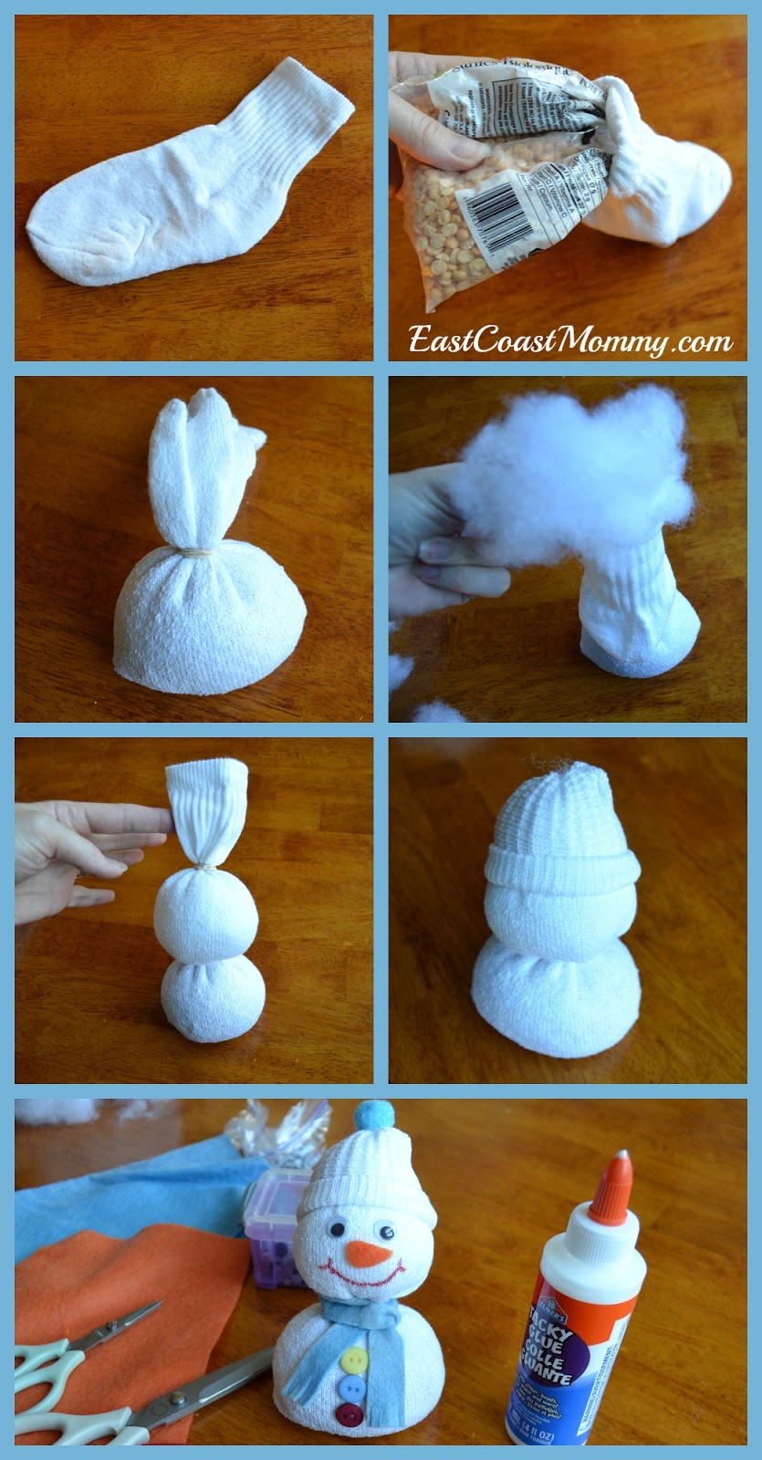 East Coast Mommy Spare Sock Snowman