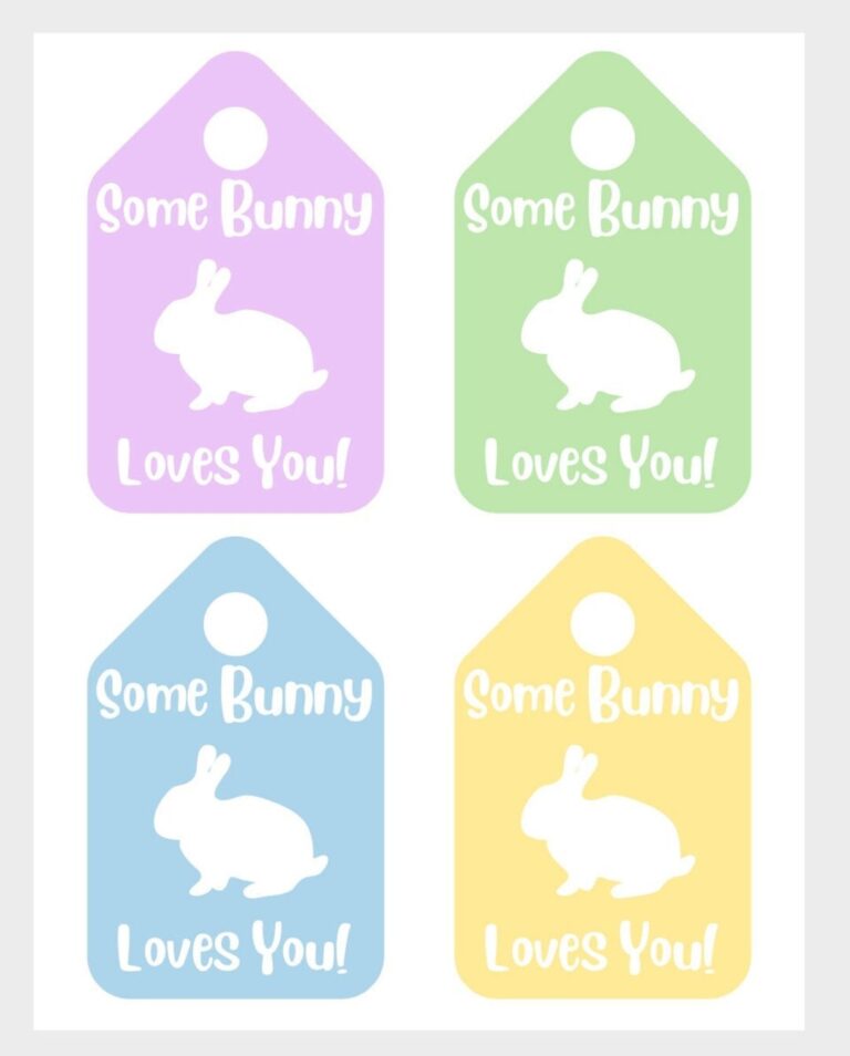 Easter Basket Gift Tags