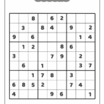 Easy And Hard Sudoku Printables Kids Activities Blog