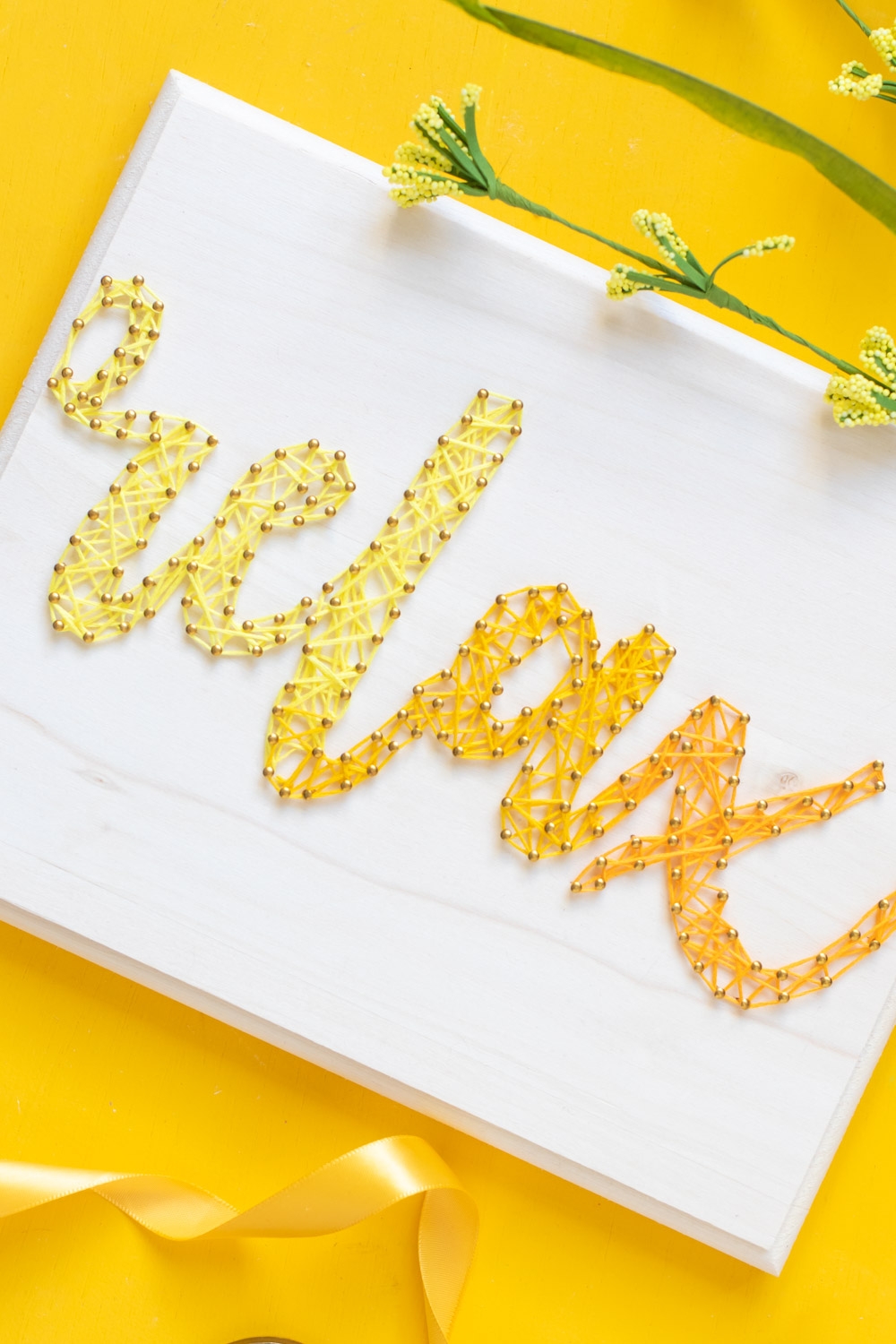 Easy Graphic String Art How to Printable String Art Template 