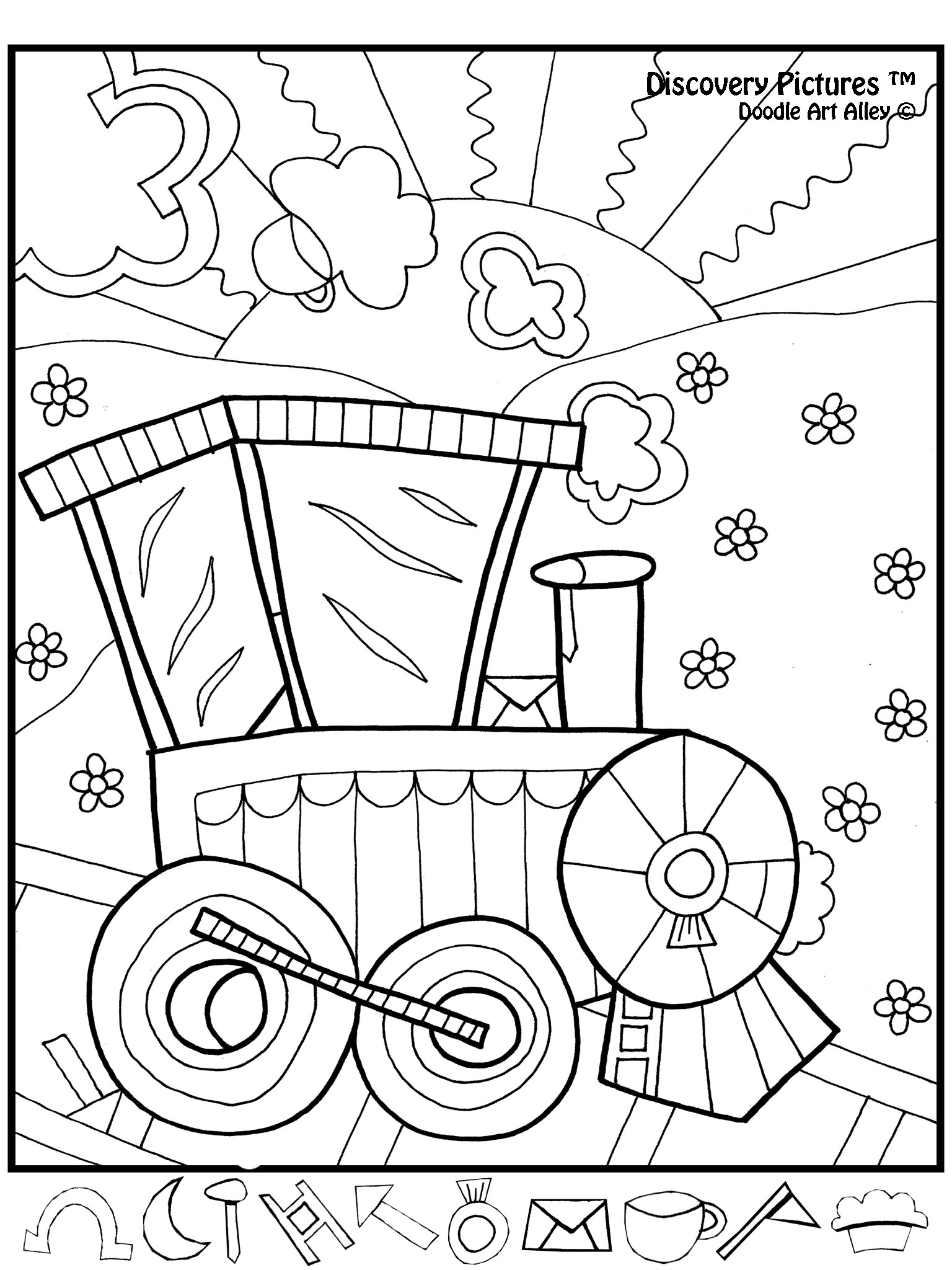 hidden pictures printable worksheets