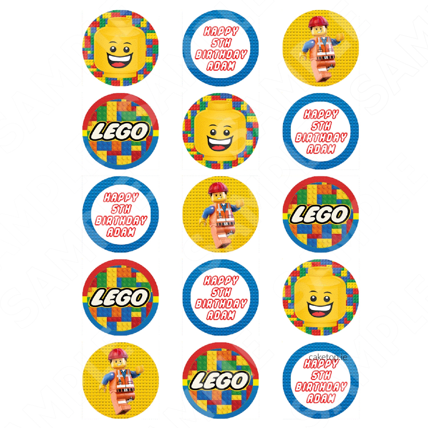 Edible Cake Toppers Ireland High Quality Easy Peel Toppers Fast U0026 Free Delivery Caketop ie