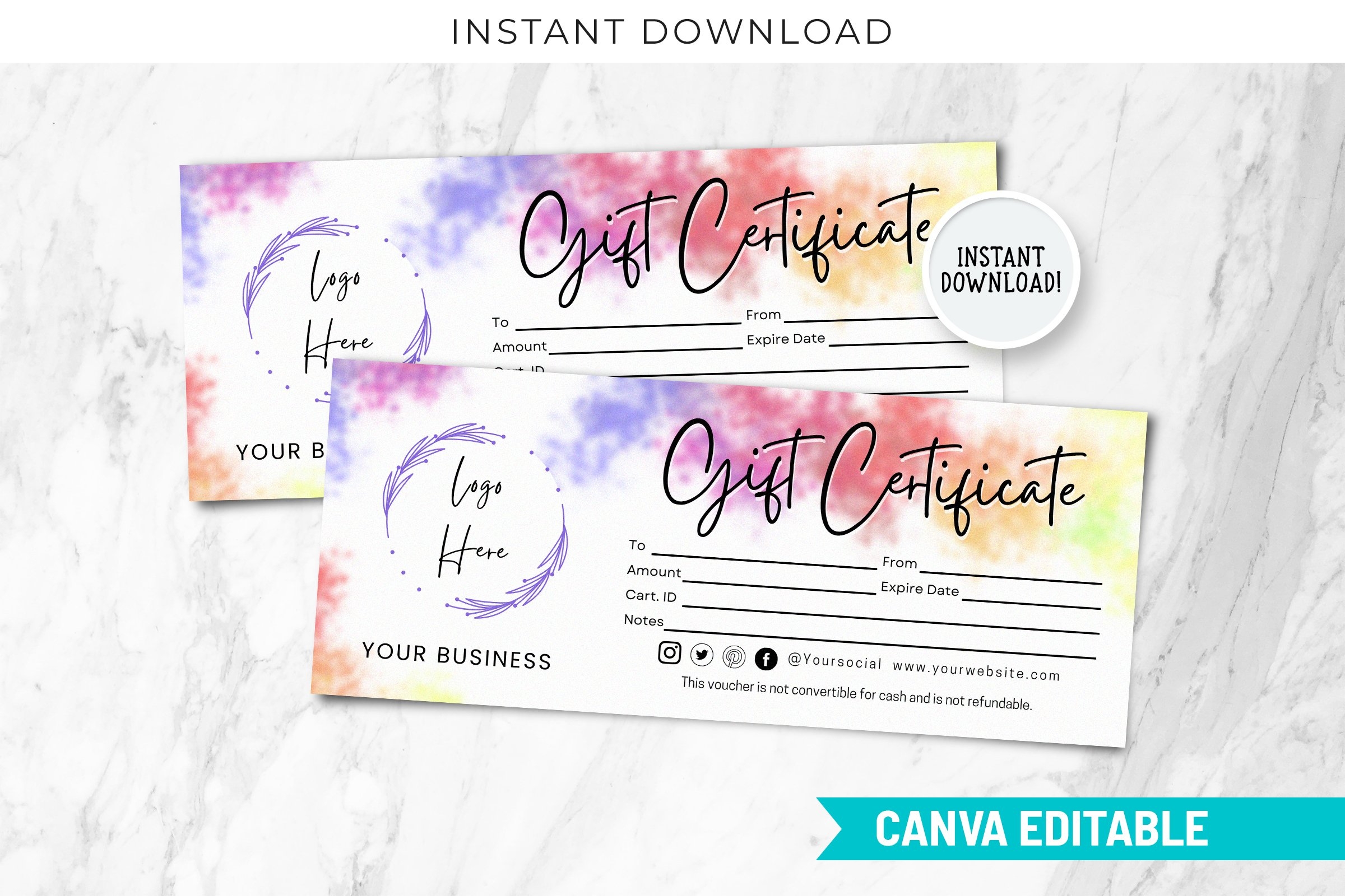 printable downloadable gift certificate template free