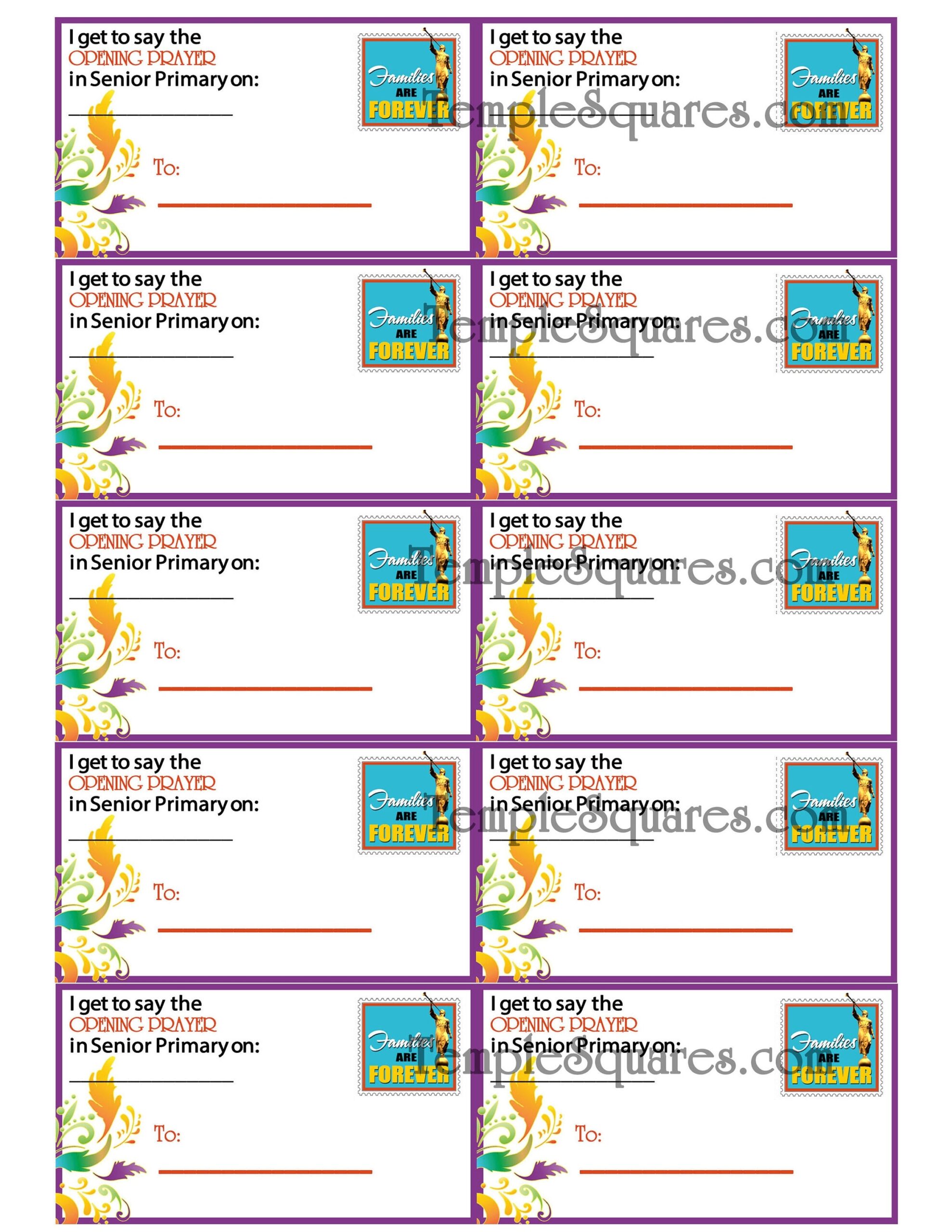 2019 primary theme printables