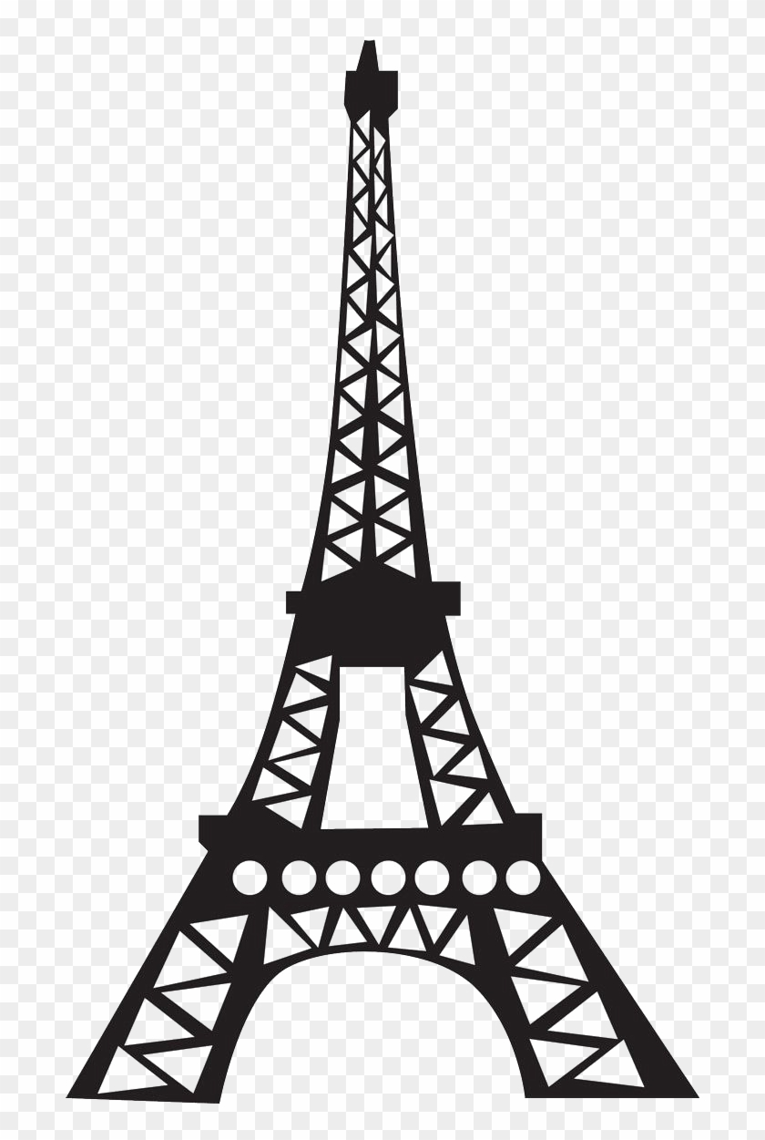 Eiffel Tower Silhouette Png High quality Image Paris Eiffel Tower Template Free Transparent PNG Clipart Images Download