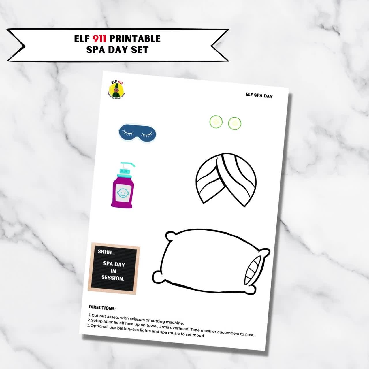 elf on shelf printable masks