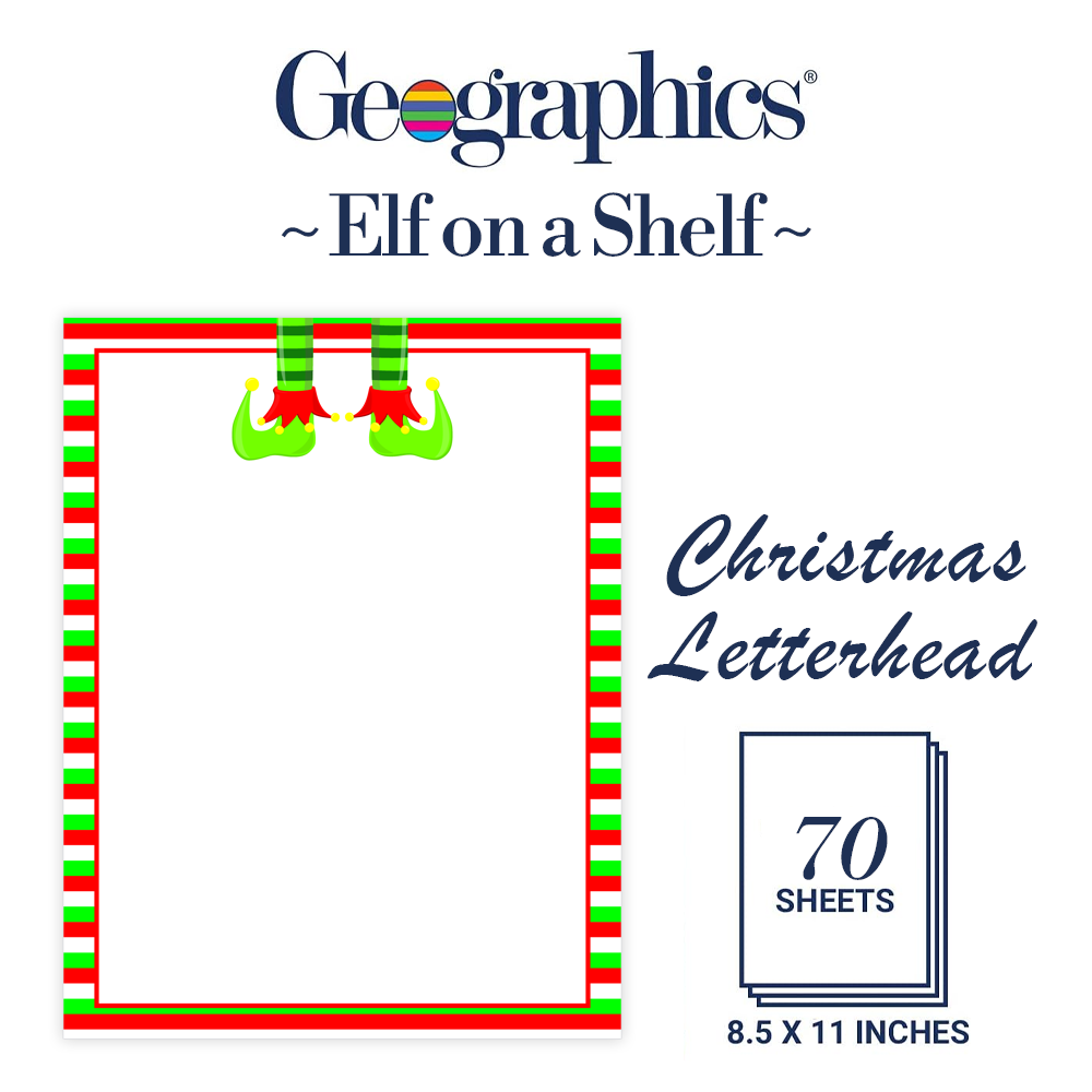 Elf On A Shelf Christmas Letterhead 70 pack 12 Packs case 