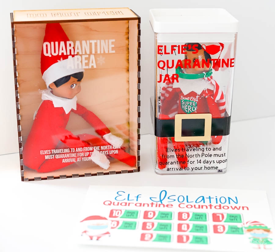 elf quarantine countdown printable free