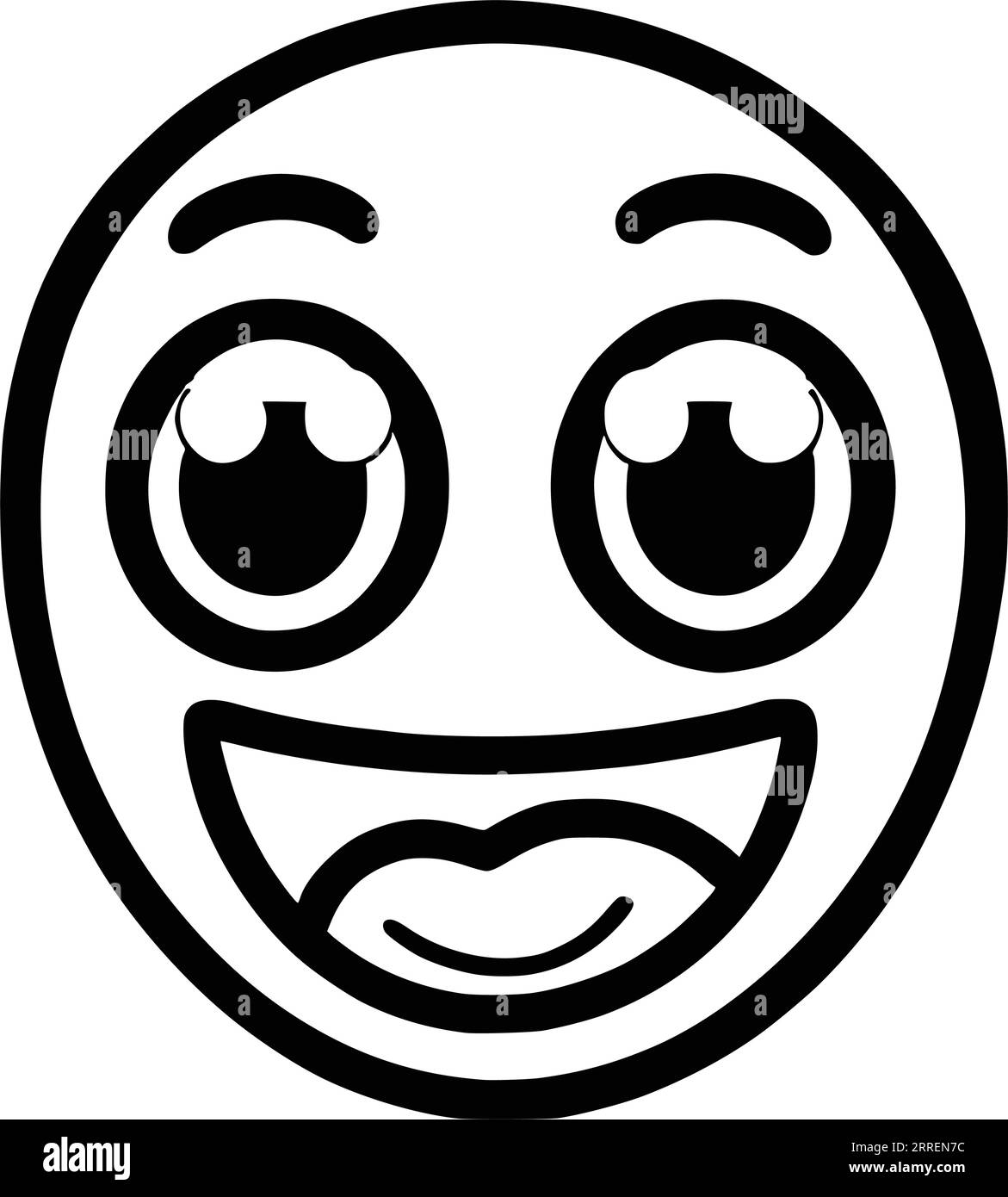Emoji Faces Printable Coloring Pages Black And White Stock Photos U0026 Images Alamy